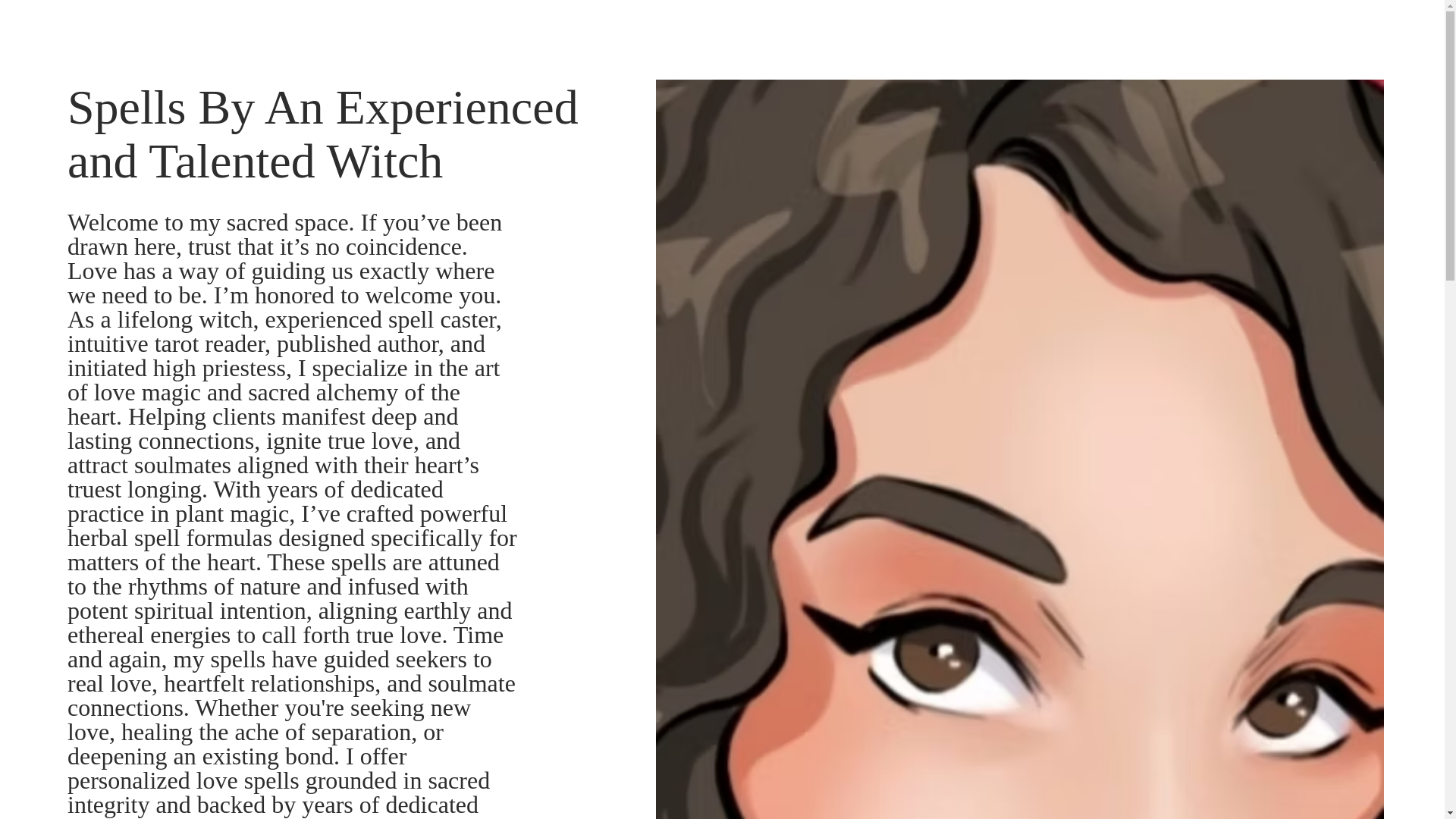 website screenshot of https://yeswitchyesspells.com/