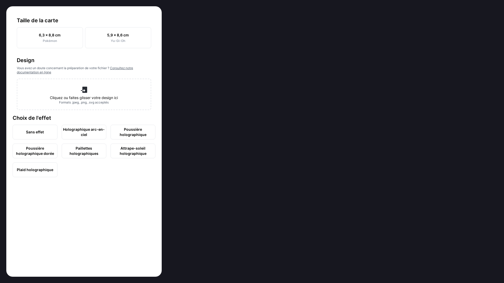 website screenshot of https://printicards.pages.dev/