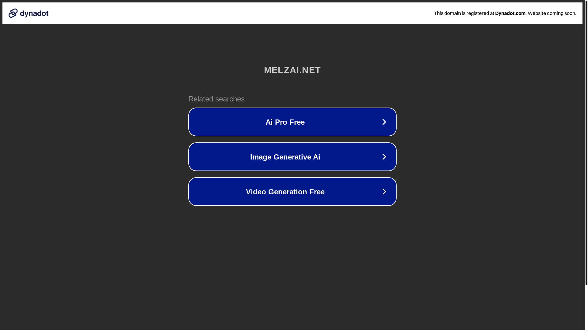 website screenshot of https://melzai.net/