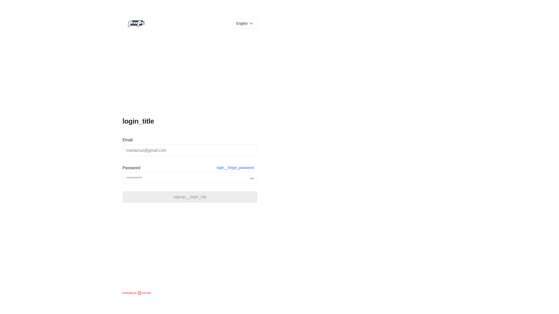 website screenshot of https://perapal-dashboard-ui.pages.dev/