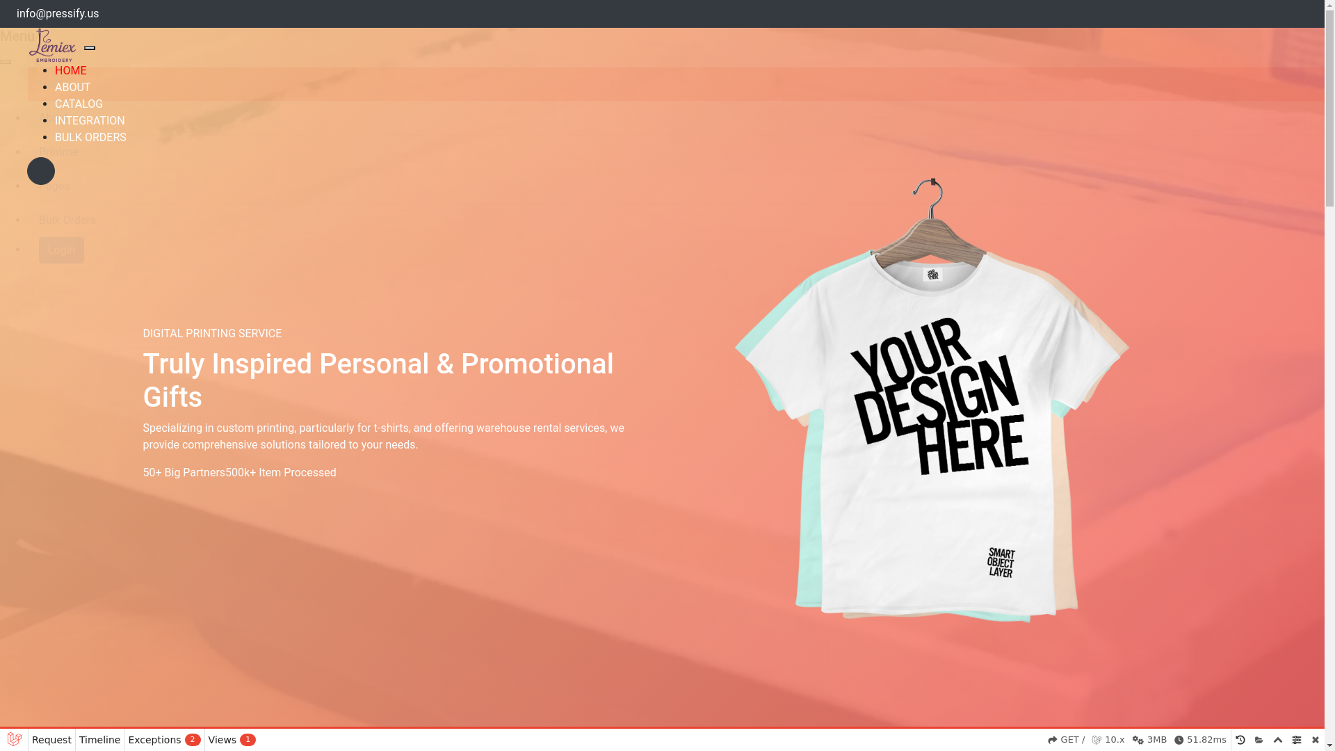 website screenshot of https://lemiex.store/