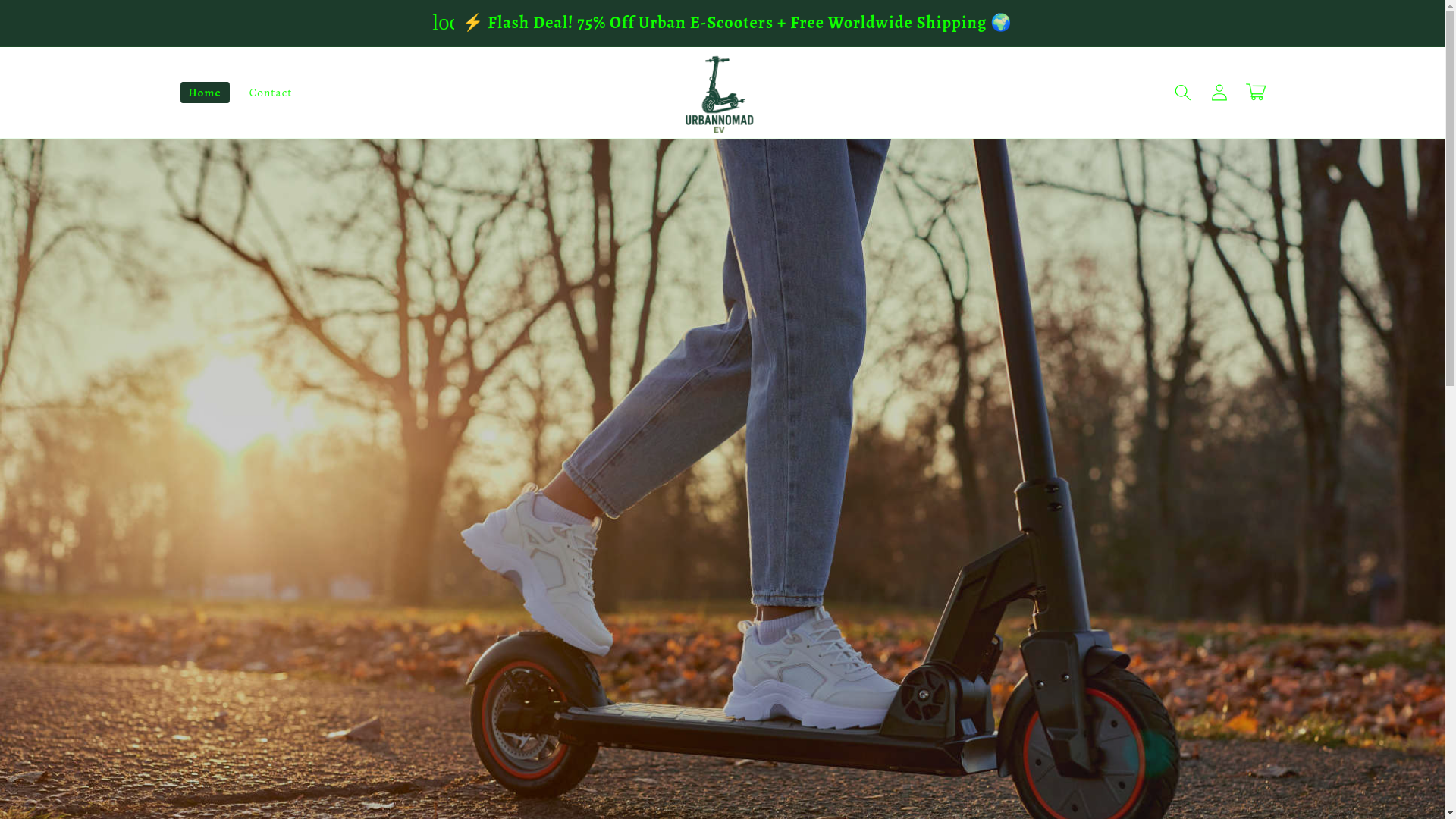 website screenshot of https://urbannomad-ev.shop/