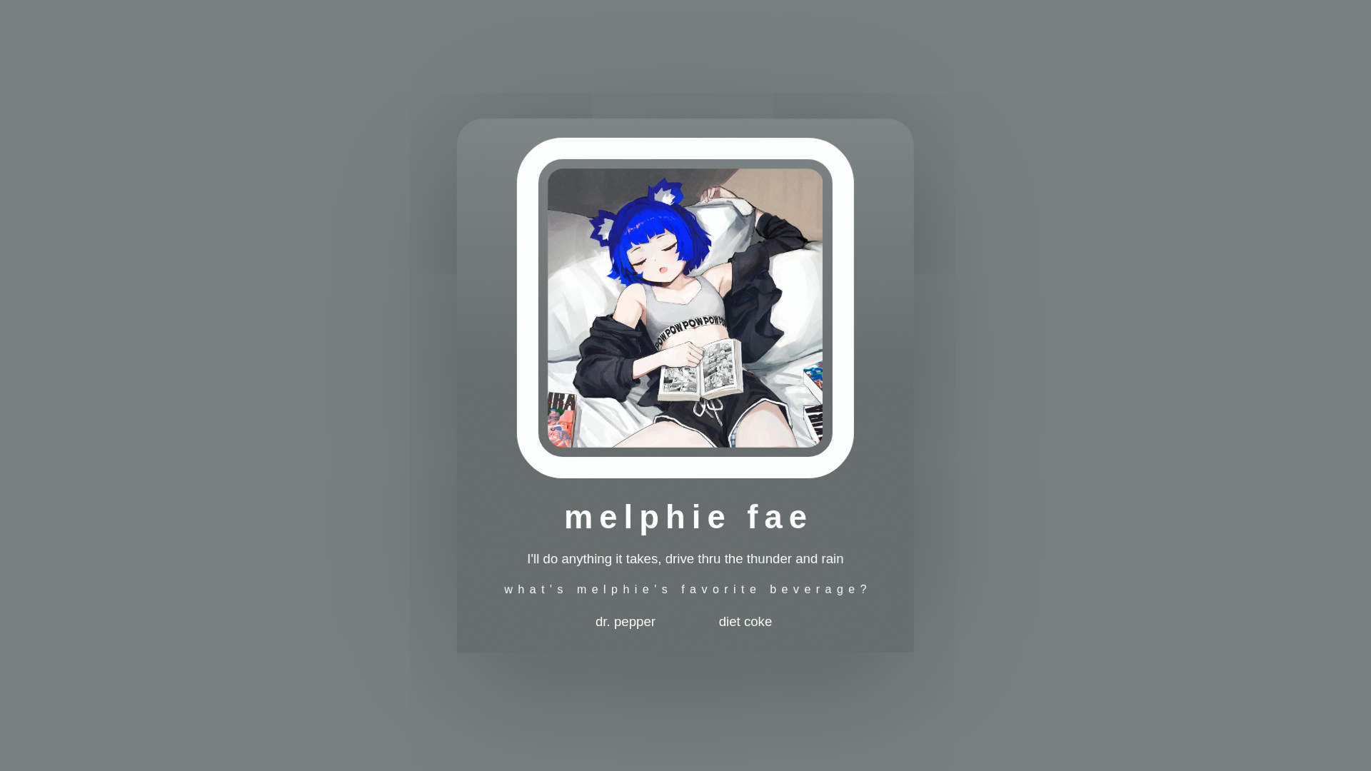 website screenshot of https://melphiefair.carrd.co/