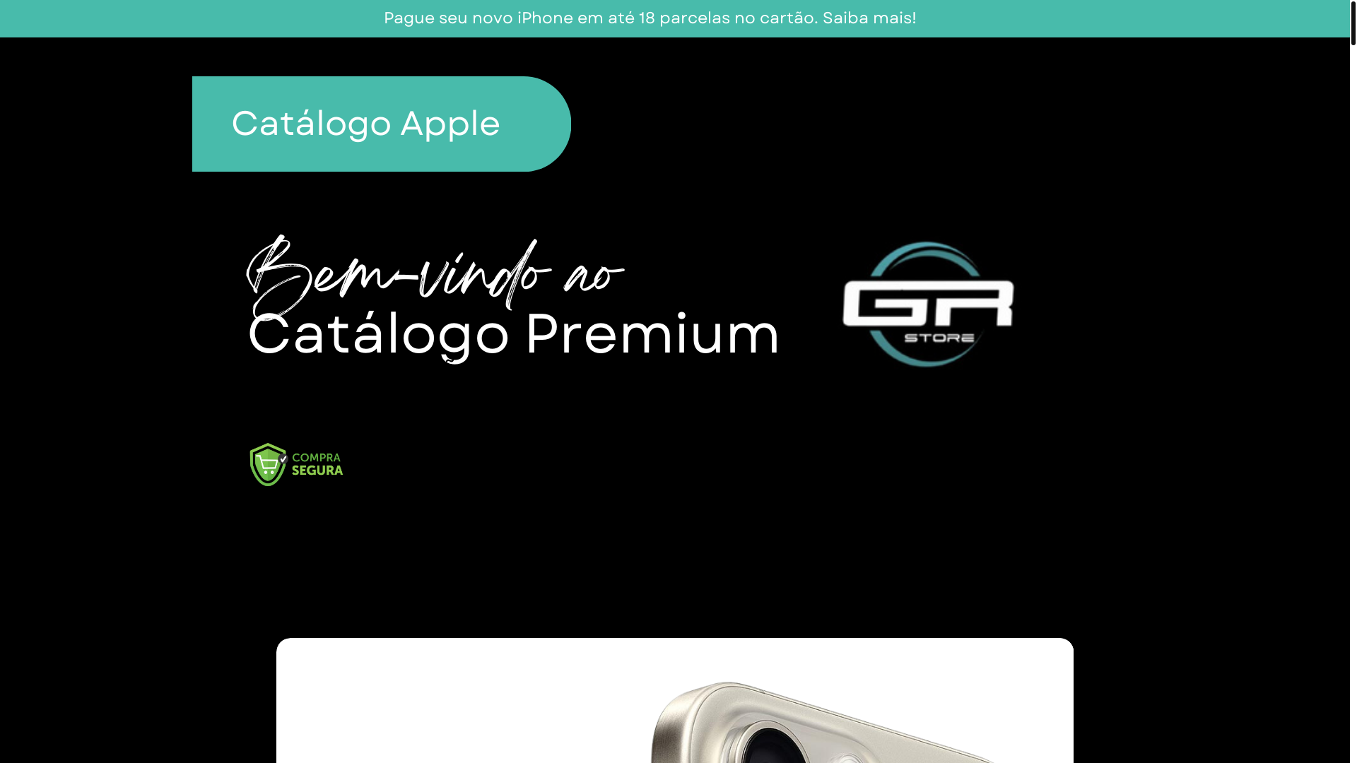 website screenshot of https://grstoreconect.com.br/