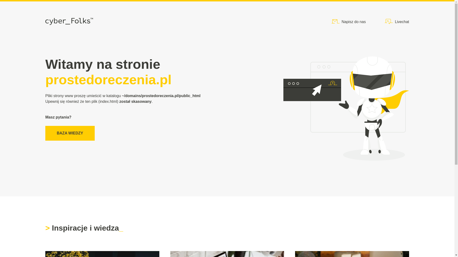 website screenshot of https://prostedoreczenia.pl/