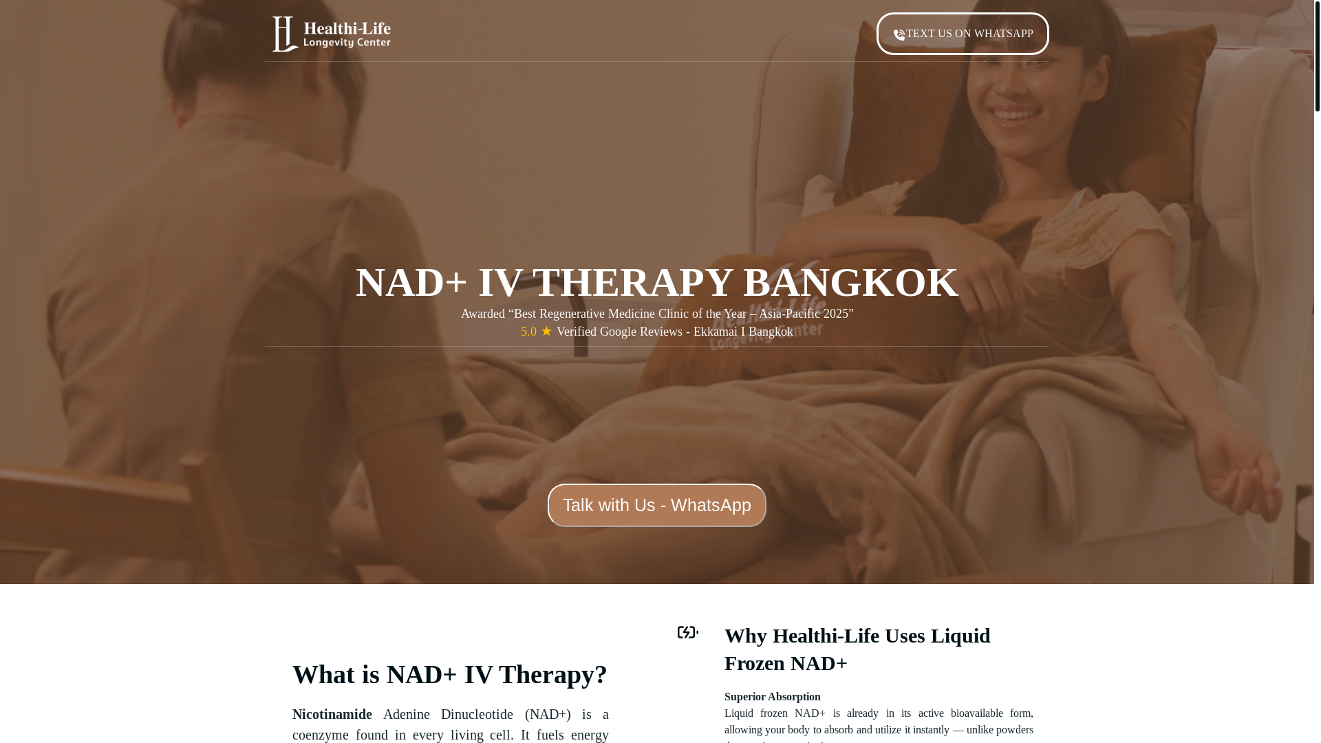 website screenshot of https://nad-ivtherapy-healthi-life.com/