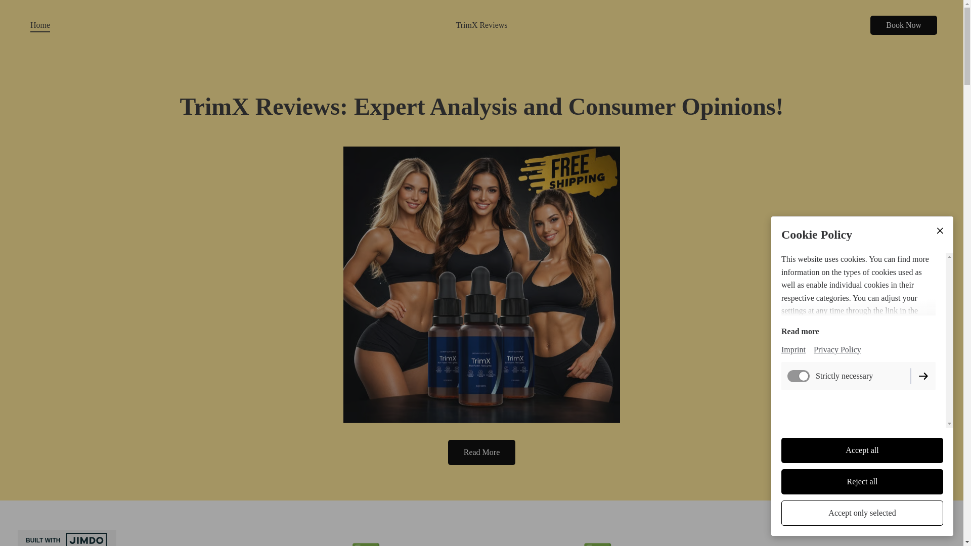 website screenshot of https://trimx-reviews-3.jimdosite.com/