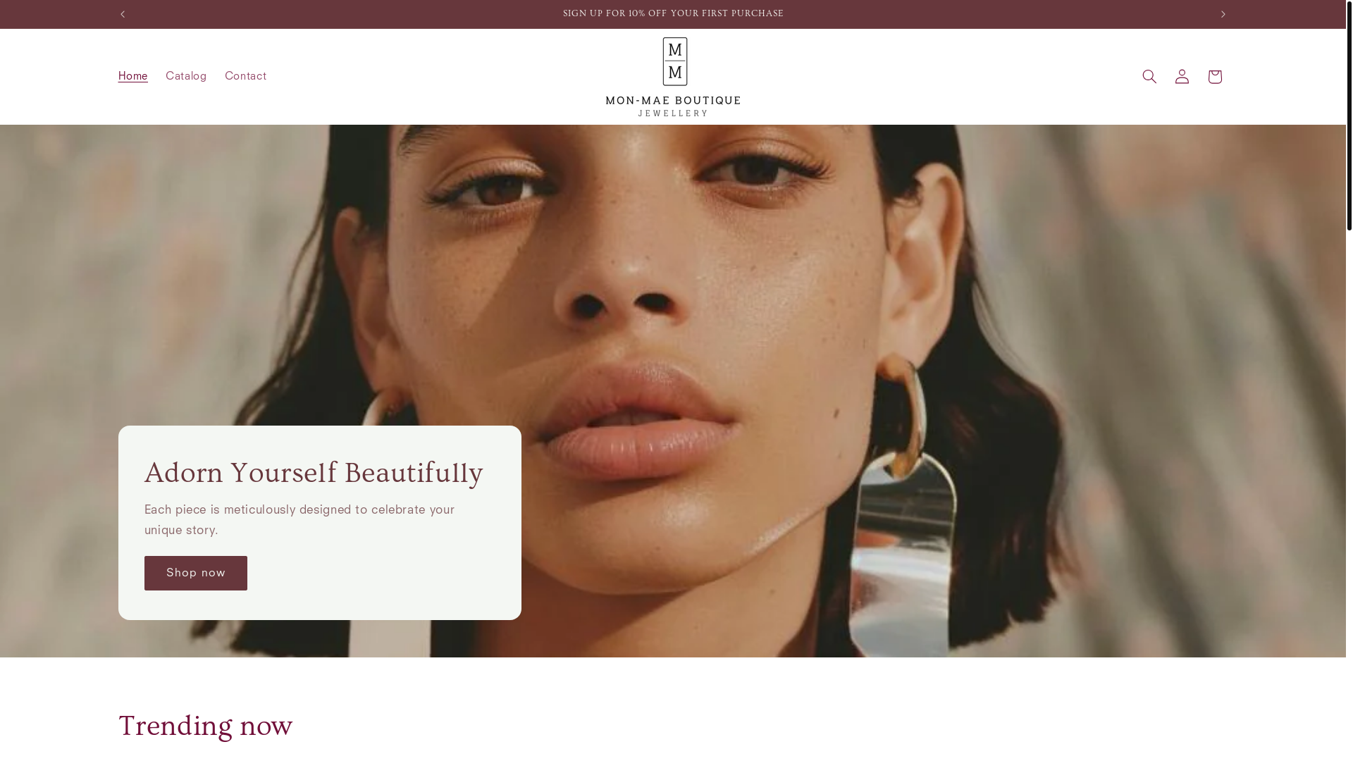 website screenshot of https://mon-maeboutique.com/
