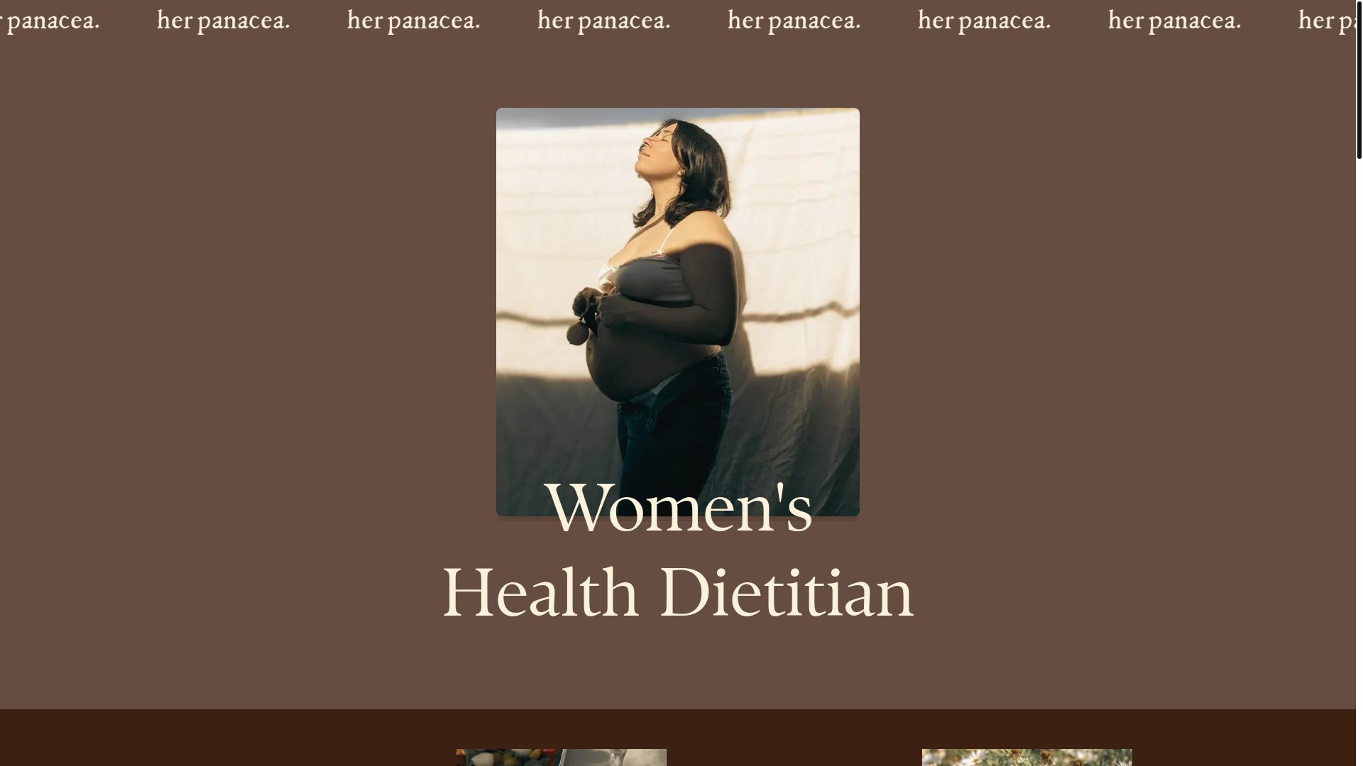 website screenshot of https://herpanacea.com.au/