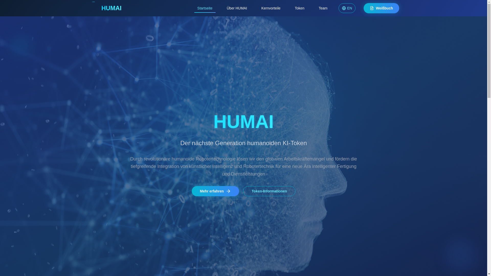 website screenshot of https://humai.pages.dev/