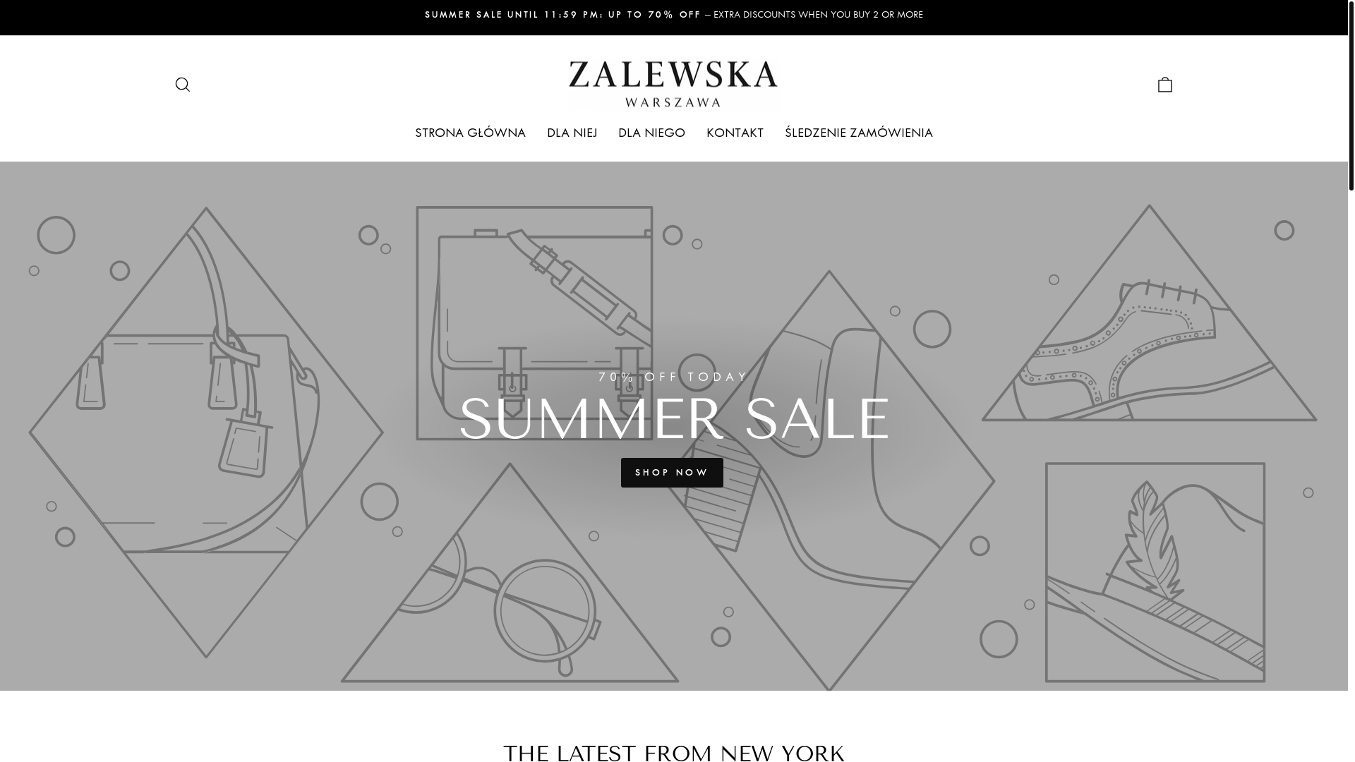 website screenshot of https://zalewska-warszawa.com/
