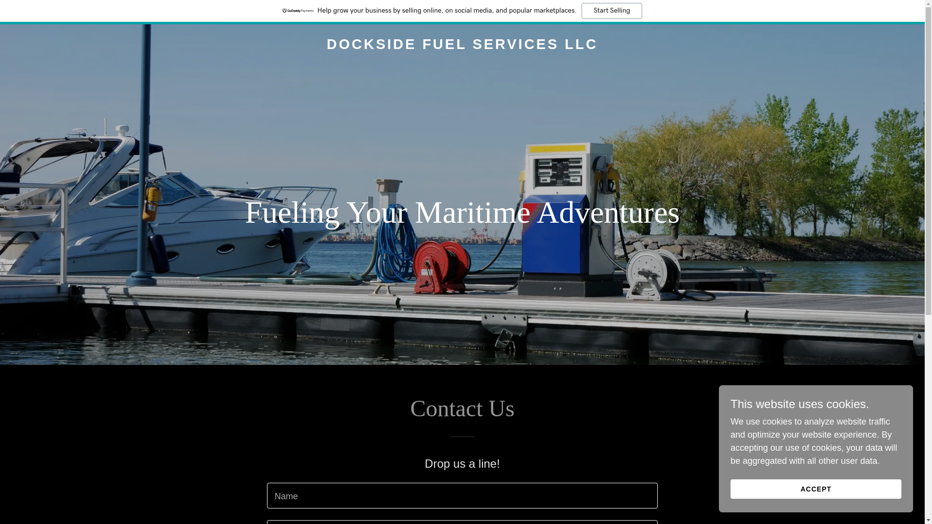 website screenshot of https://docksidefuelservices.com/