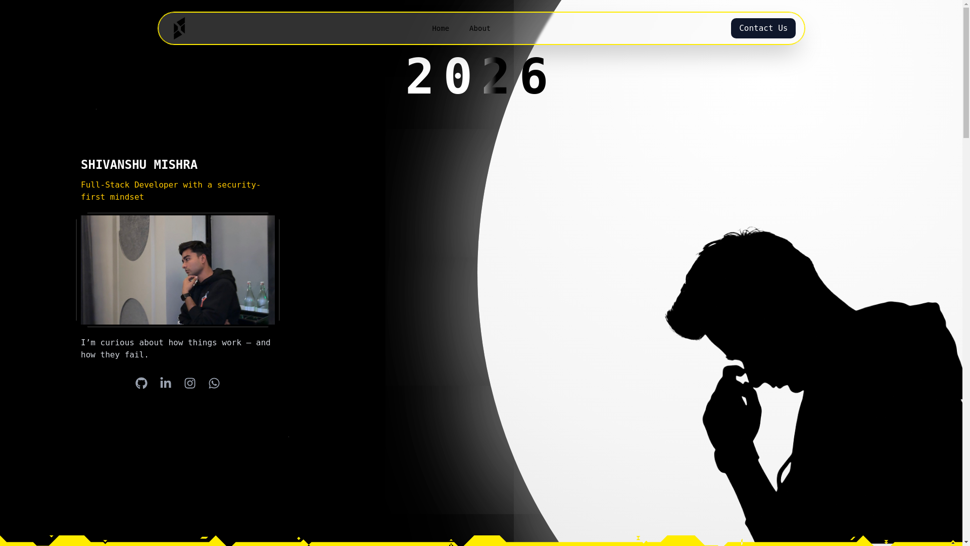 website screenshot of https://cvanshu.tech/