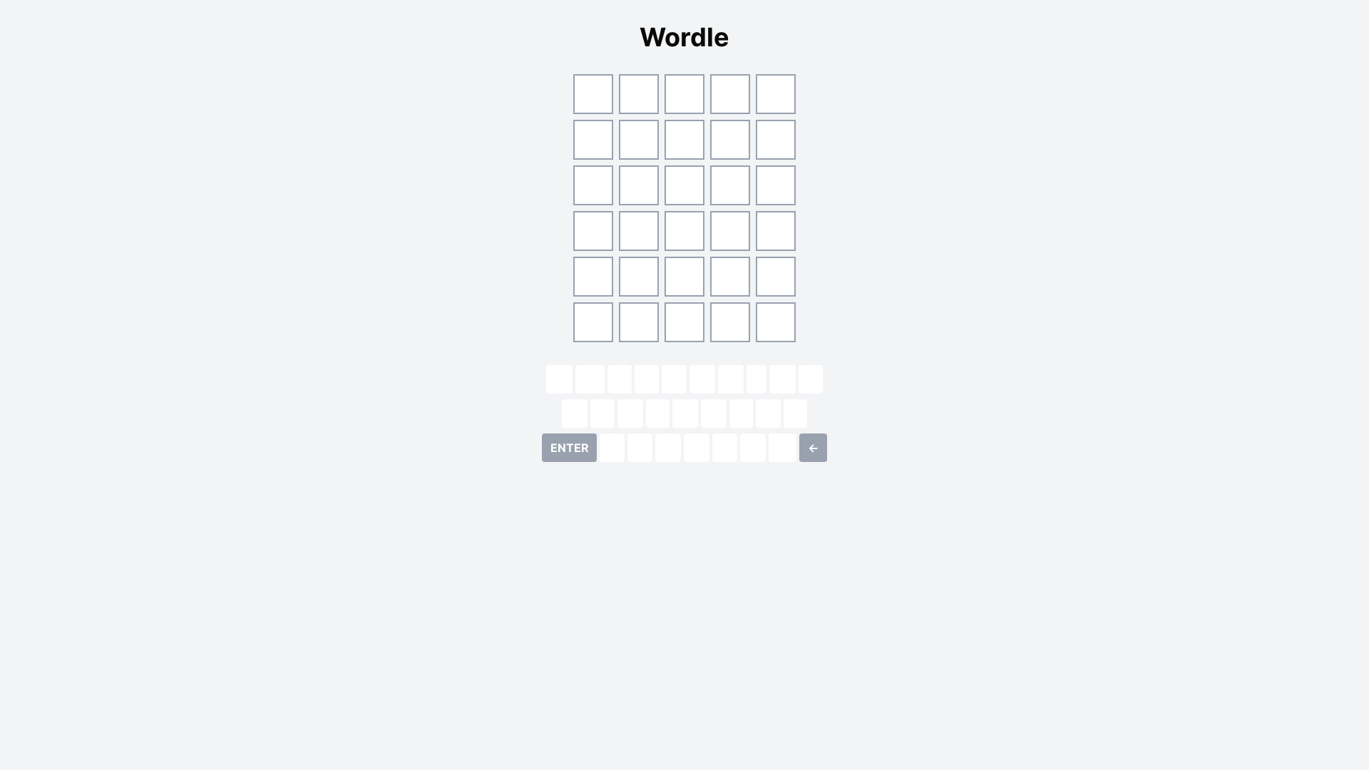 website screenshot of https://96bffb72-wordle-game-make-frontend.pages.dev/