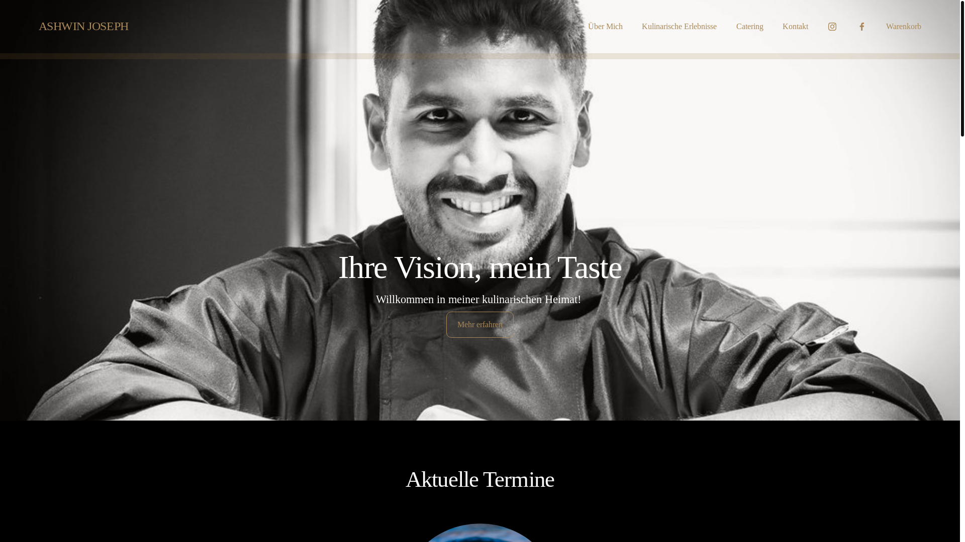 website screenshot of https://ashwinjoseph.de/