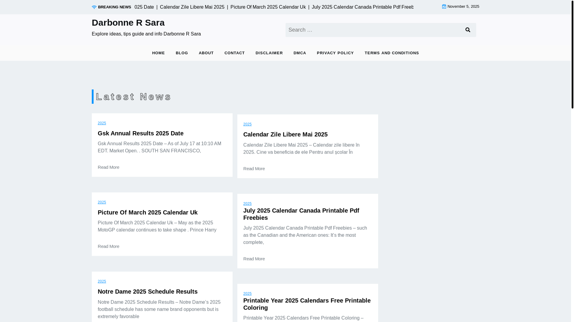 website screenshot of https://darbonnersara.pages.dev/