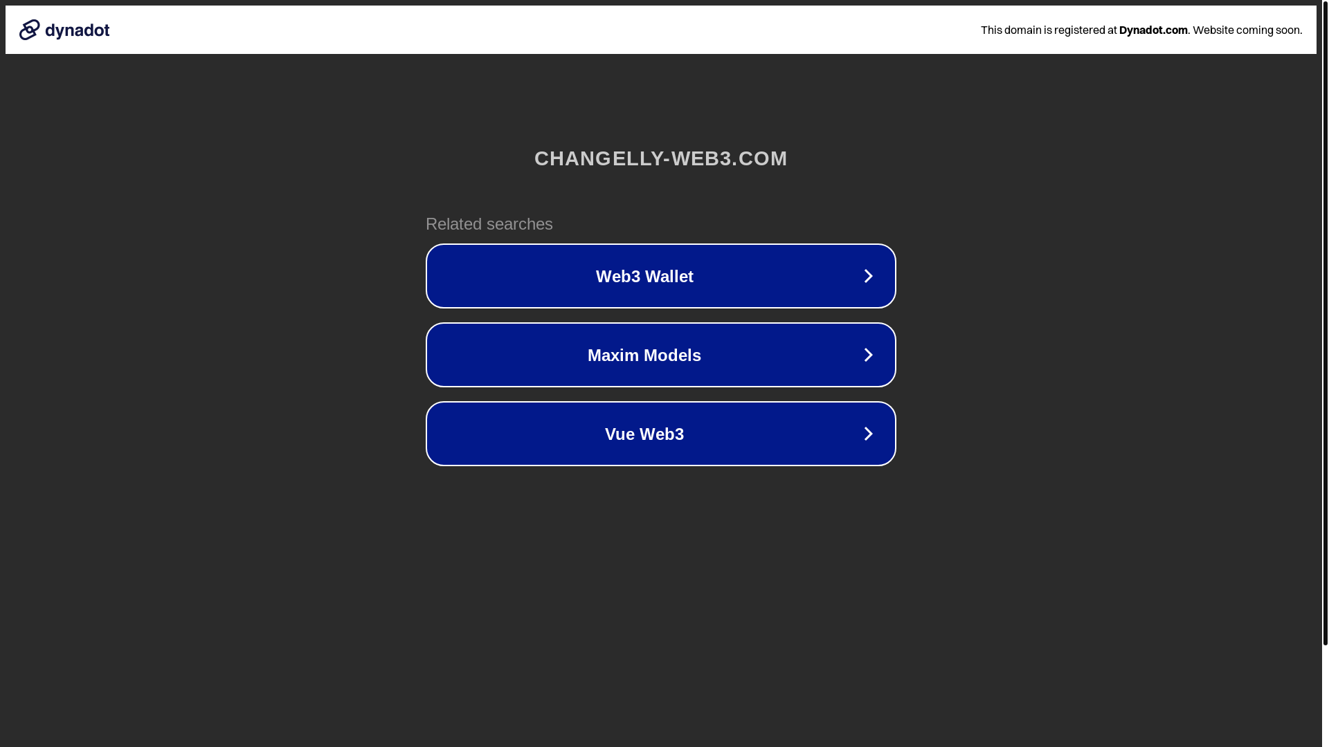 website screenshot of https://changelly-web3.com/