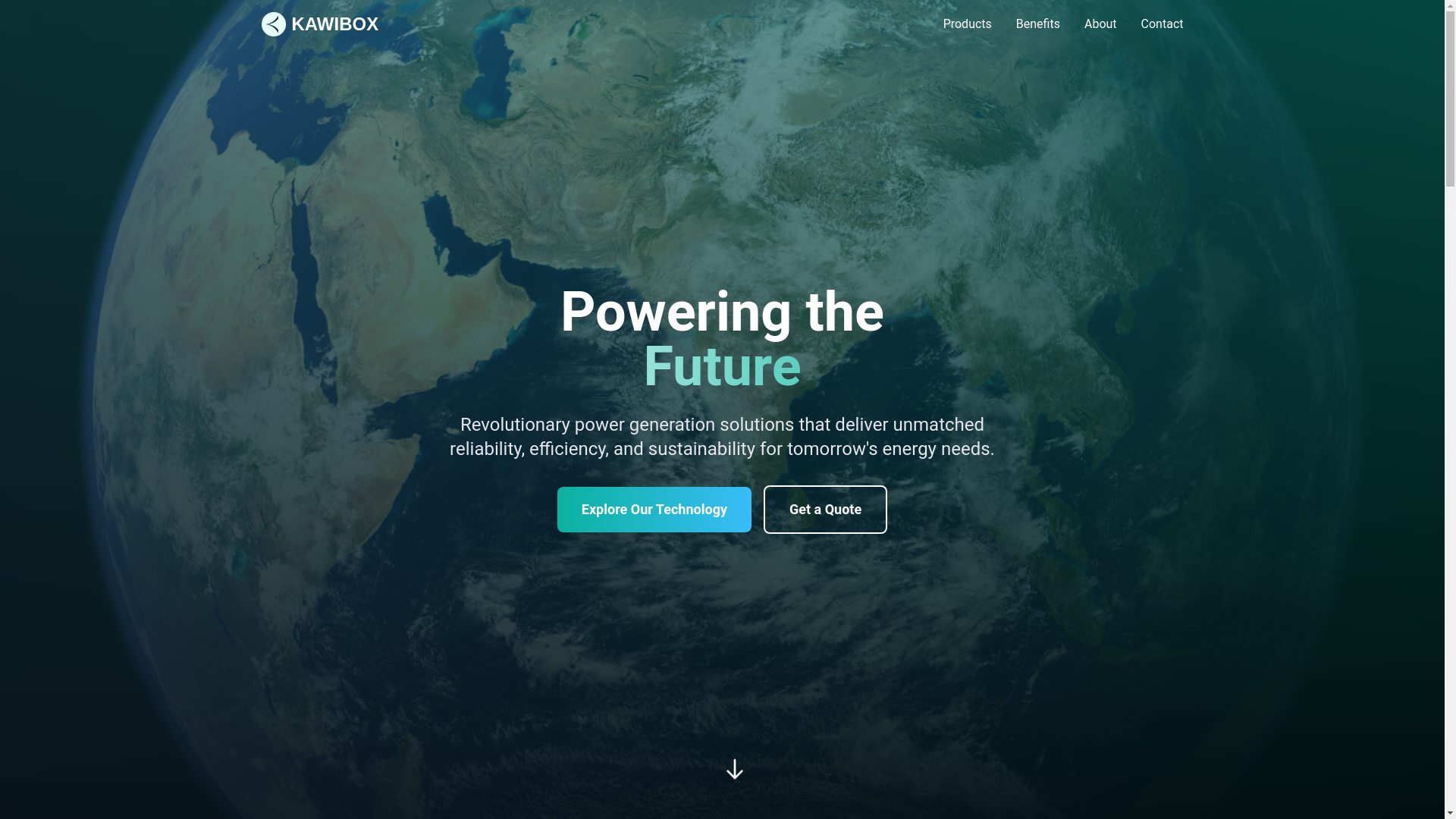 website screenshot of https://kawibox-website.pages.dev/