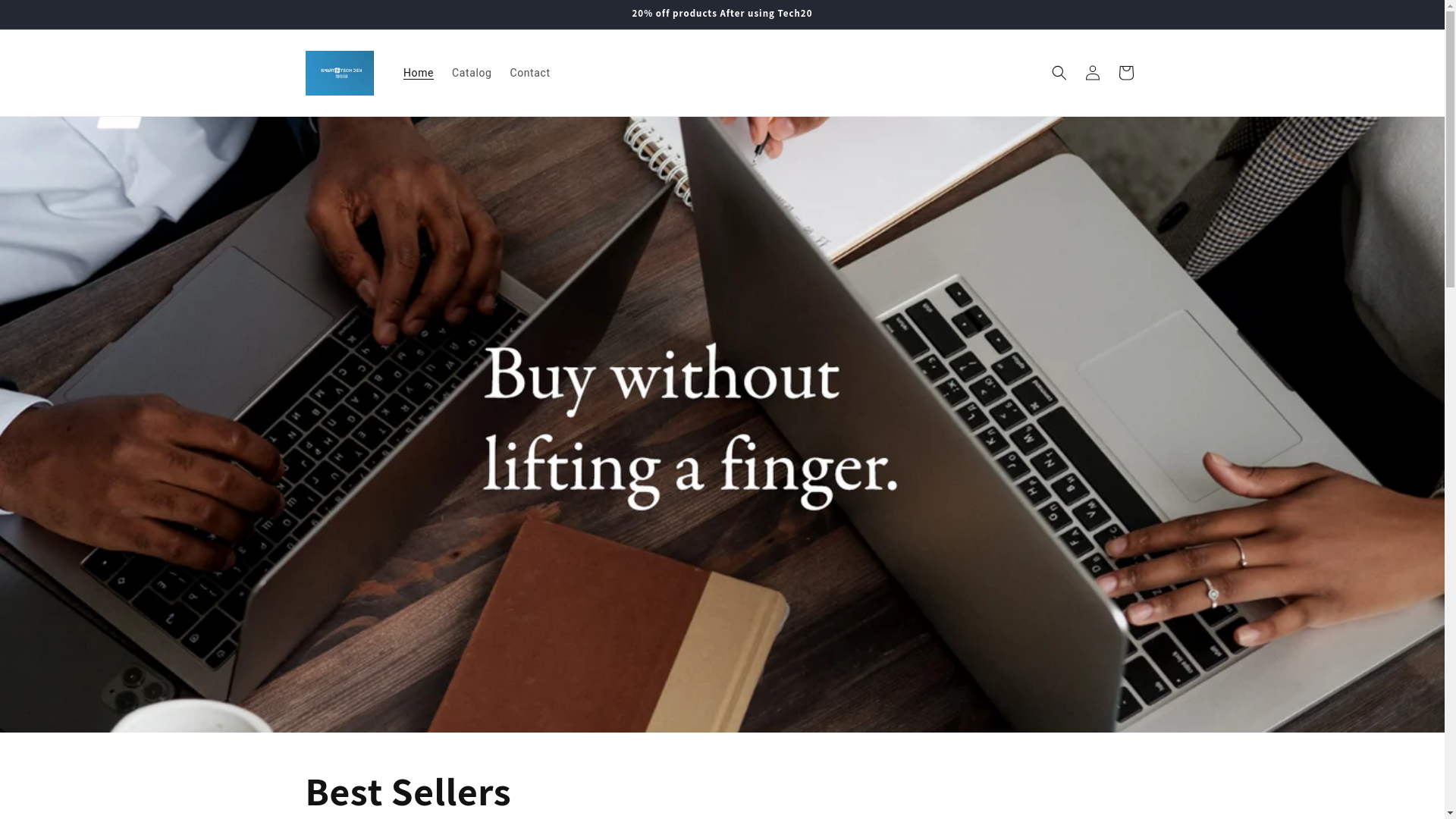 website screenshot of https://smarttechden.store/