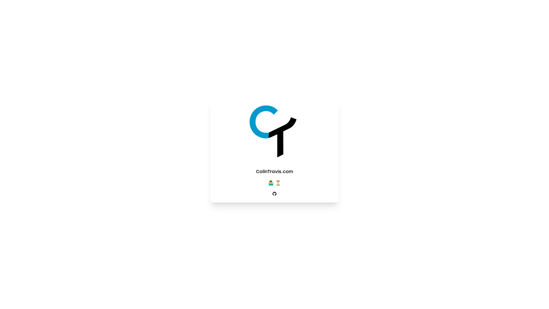 website screenshot of https://colintravis-website.pages.dev/