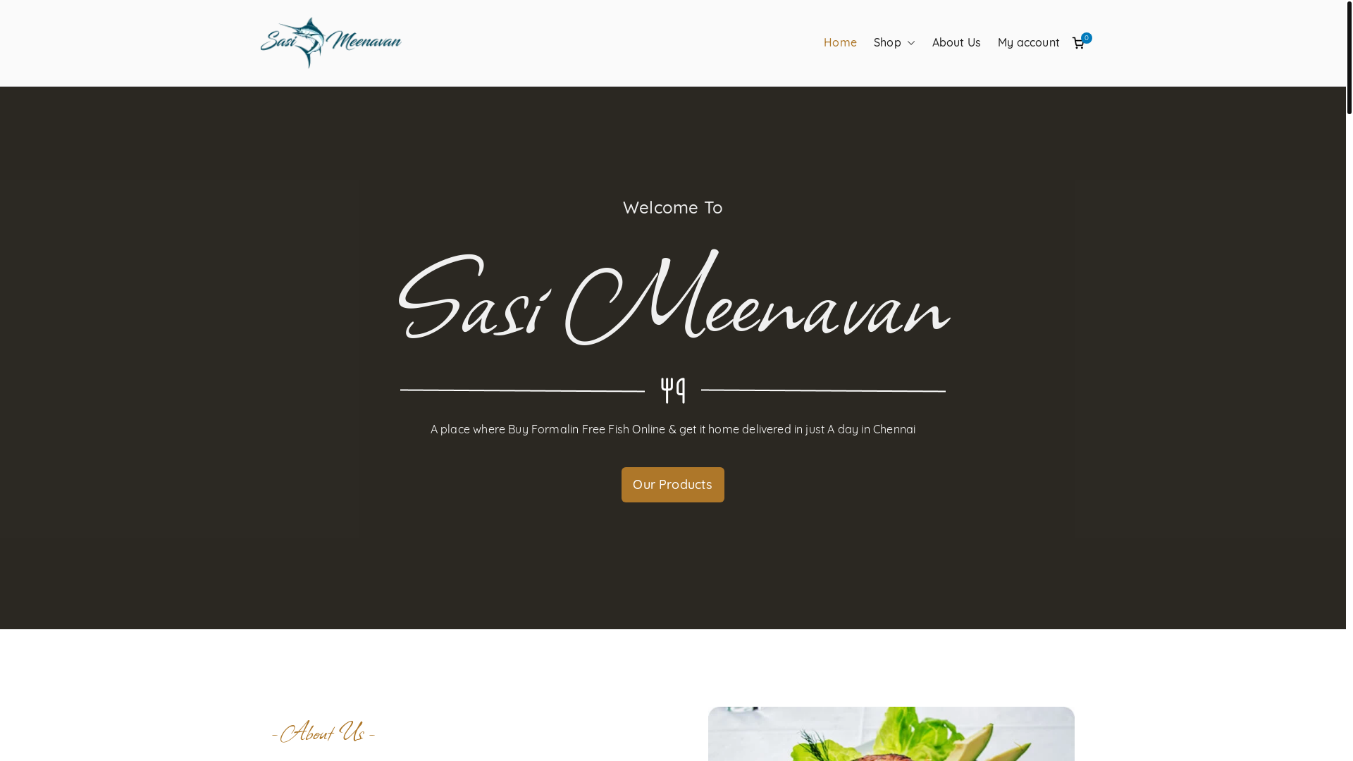 website screenshot of https://sasimeenavan.com/