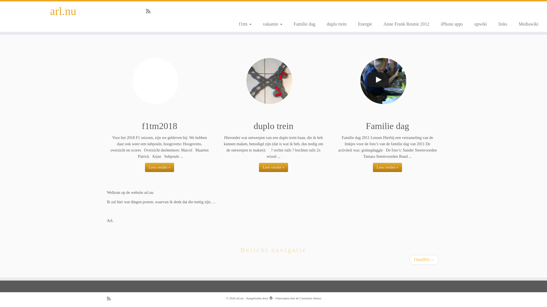website screenshot of https://arl.nu/