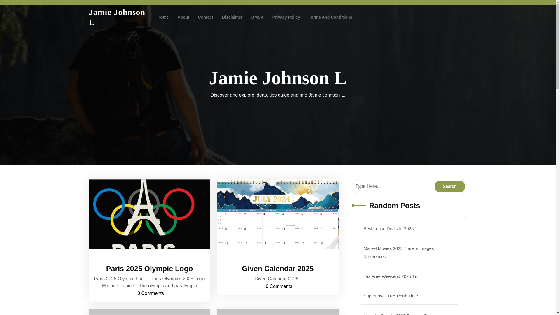 website screenshot of https://jamiejohnsonl.pages.dev/
