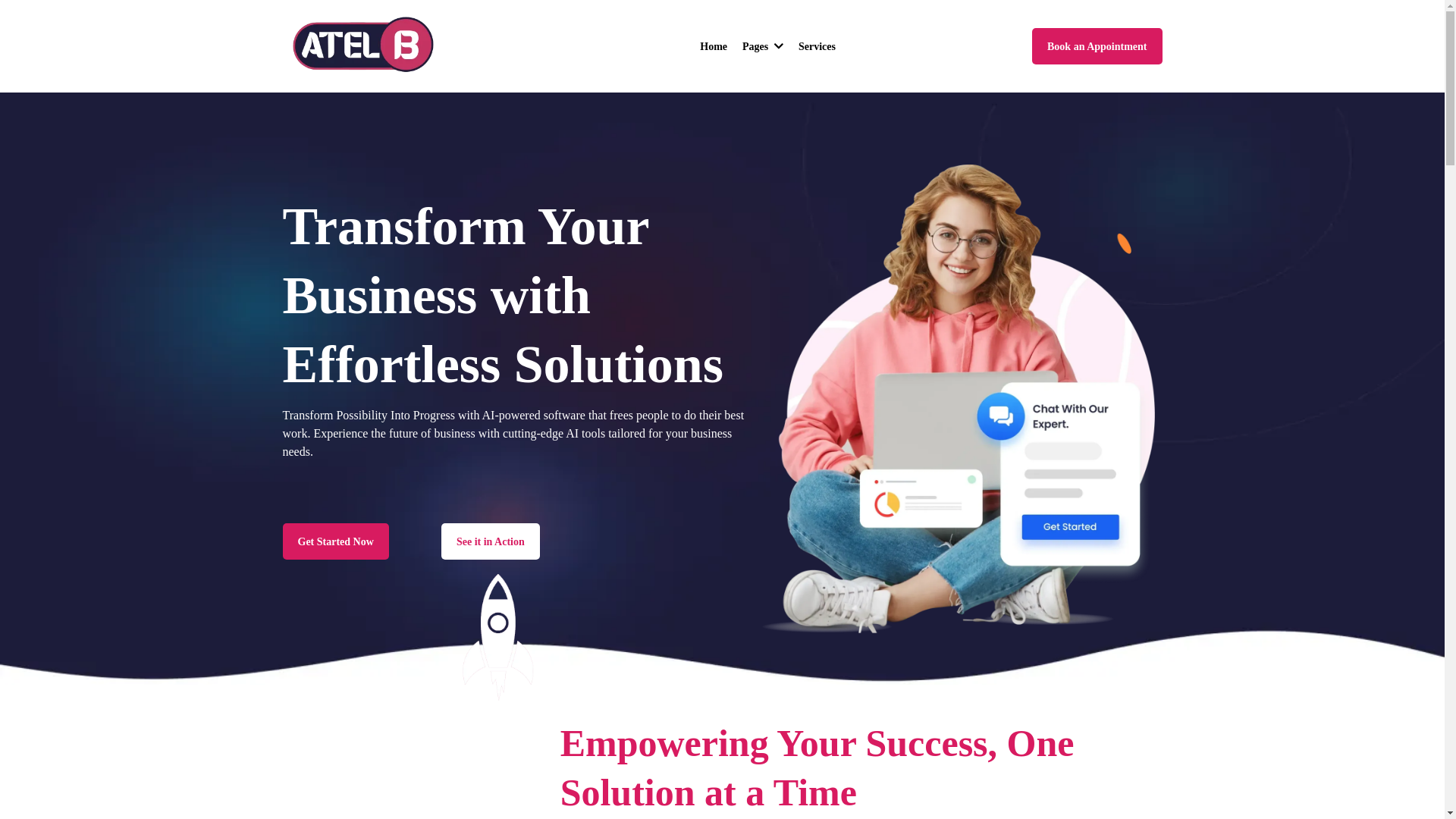 website screenshot of https://atelb.com/