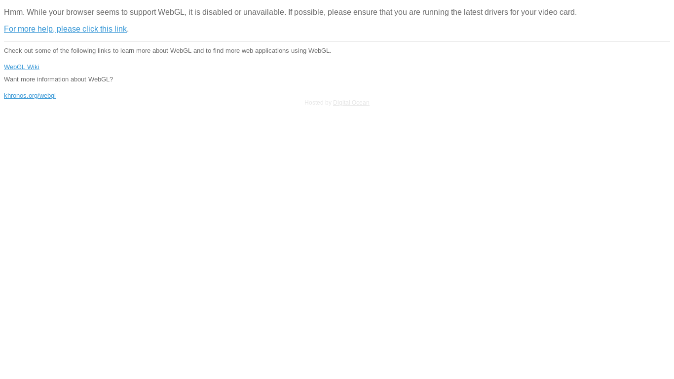 website screenshot of https://get.webgl.org/