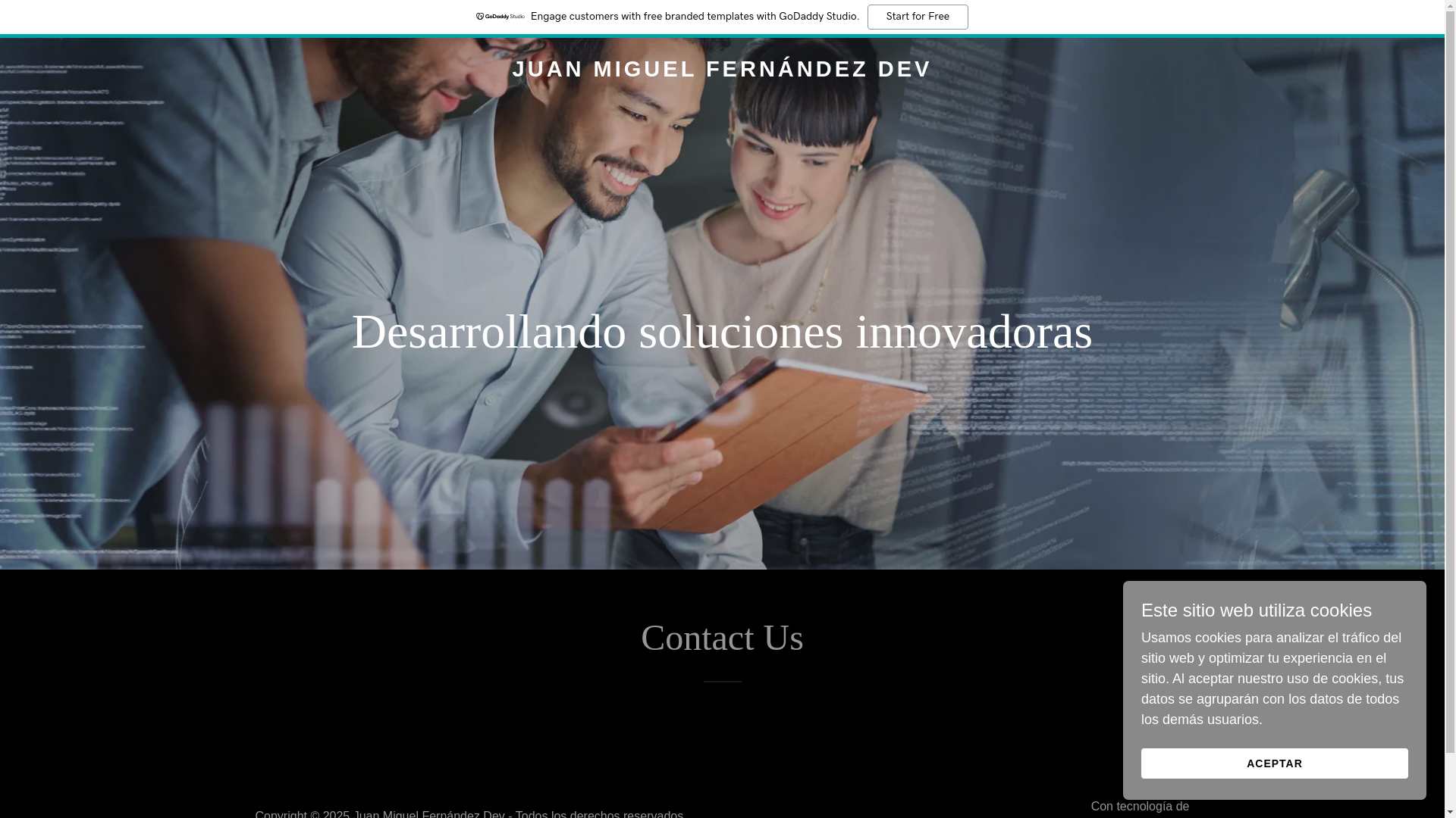 website screenshot of https://jfernandezdev.com/