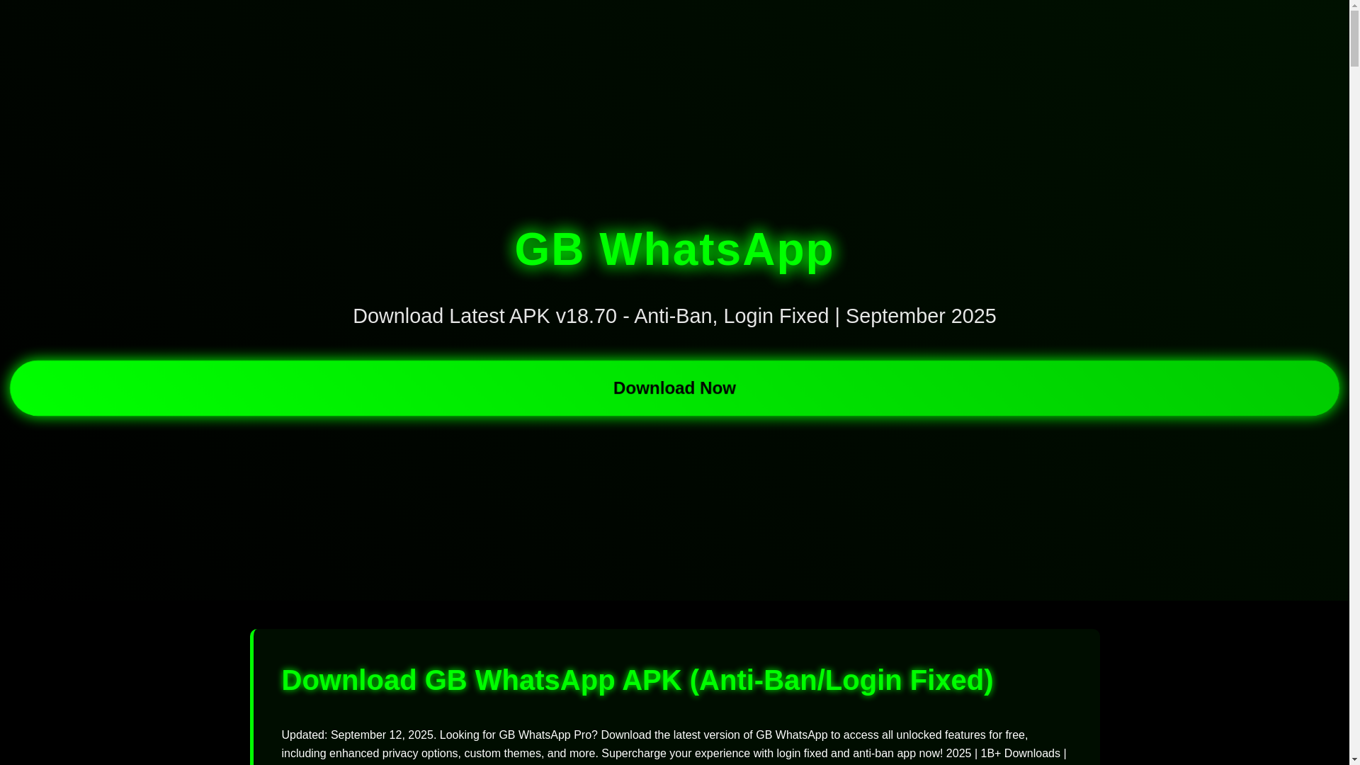 website screenshot of https://gbwhatsapp-3cq.pages.dev/