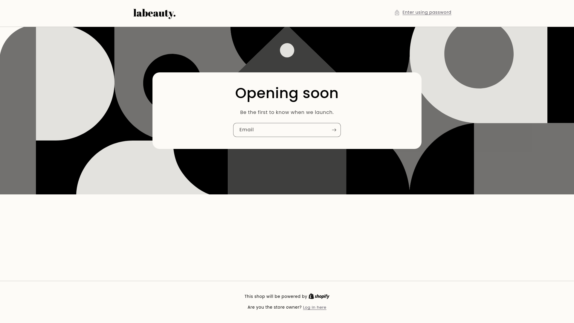 website screenshot of https://labeautyshop.nl/