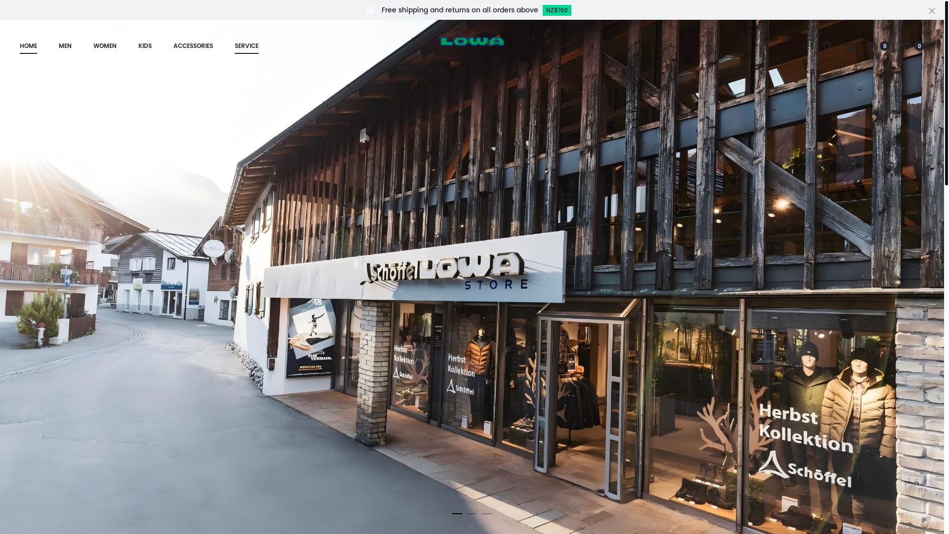 website screenshot of https://www.lowas.nz/