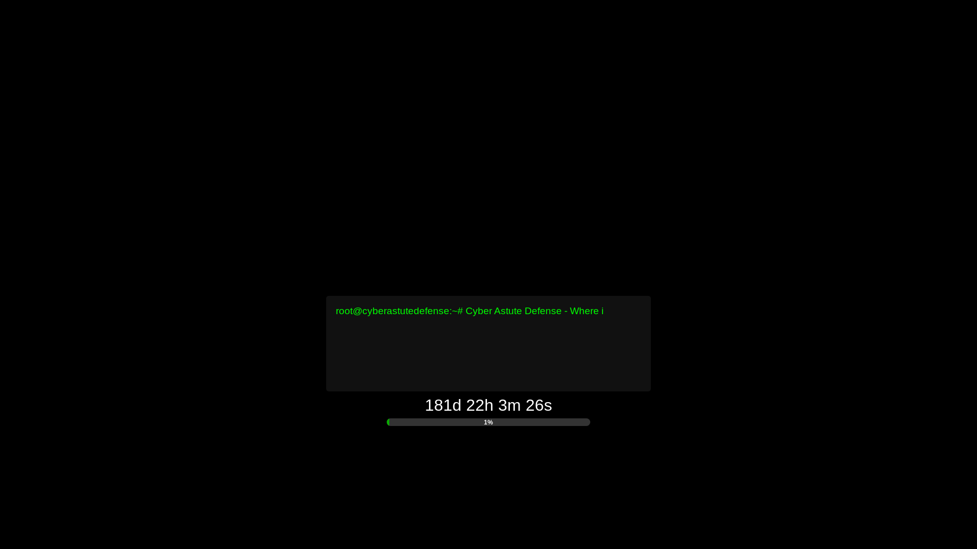 website screenshot of https://cyberastutedefense.com/