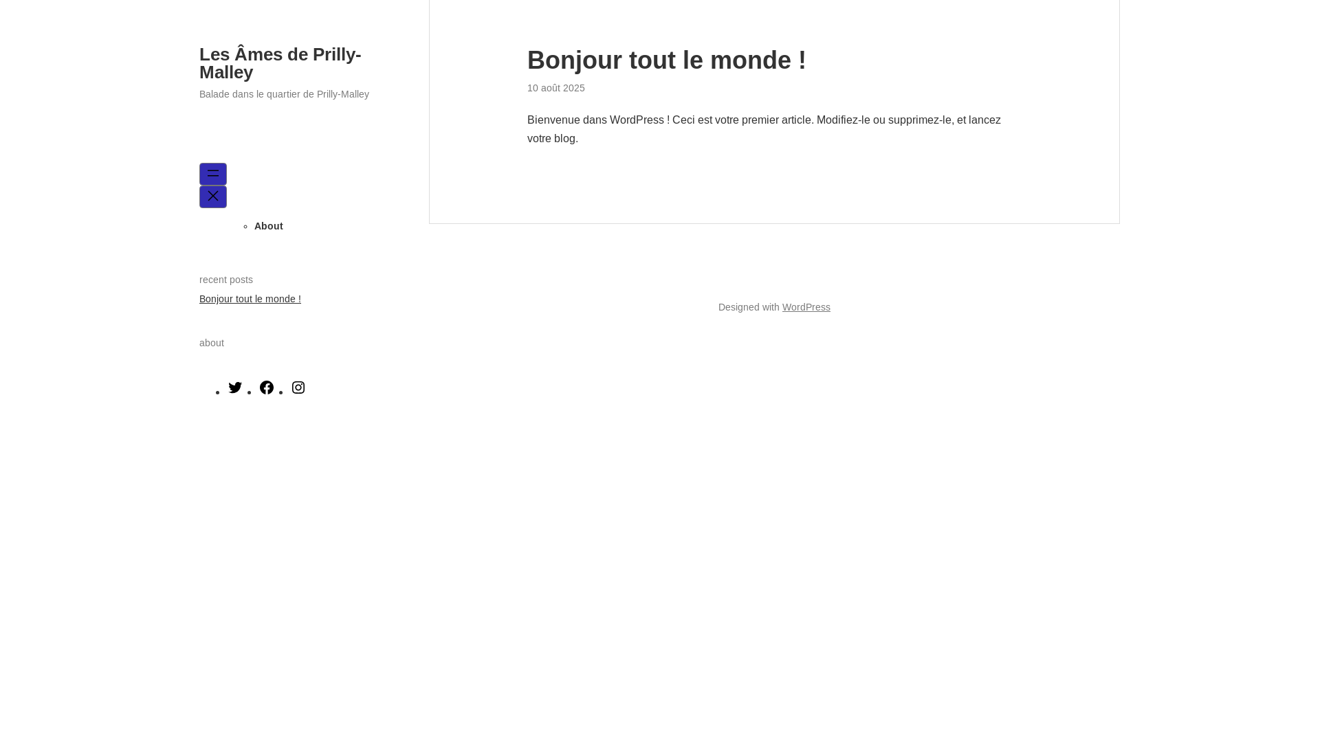 website screenshot of https://lesamesdeprillymalley.com/