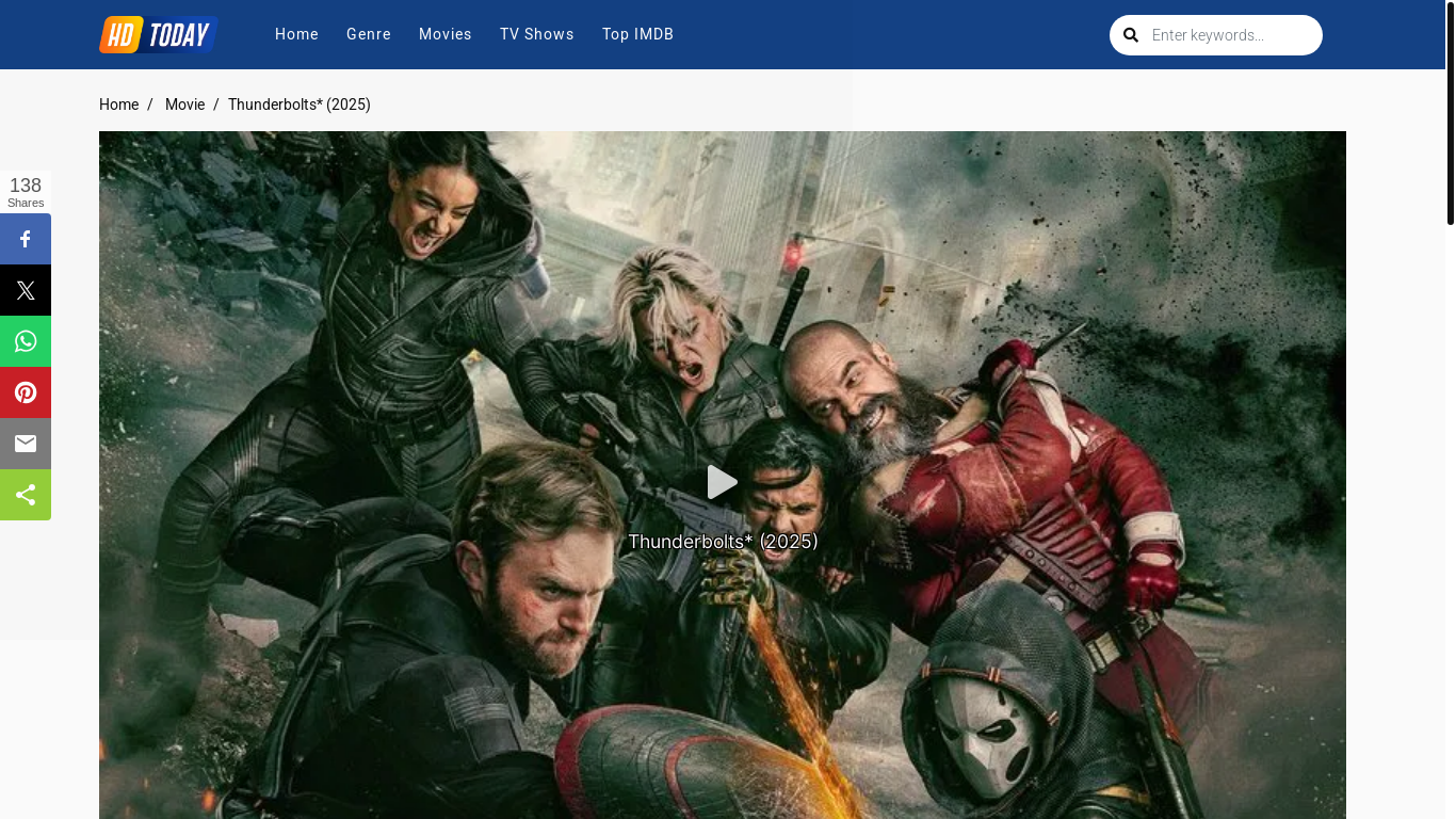 website screenshot of https://www.hdtodaytv.tv/watch-movie/thunderbolts-2025