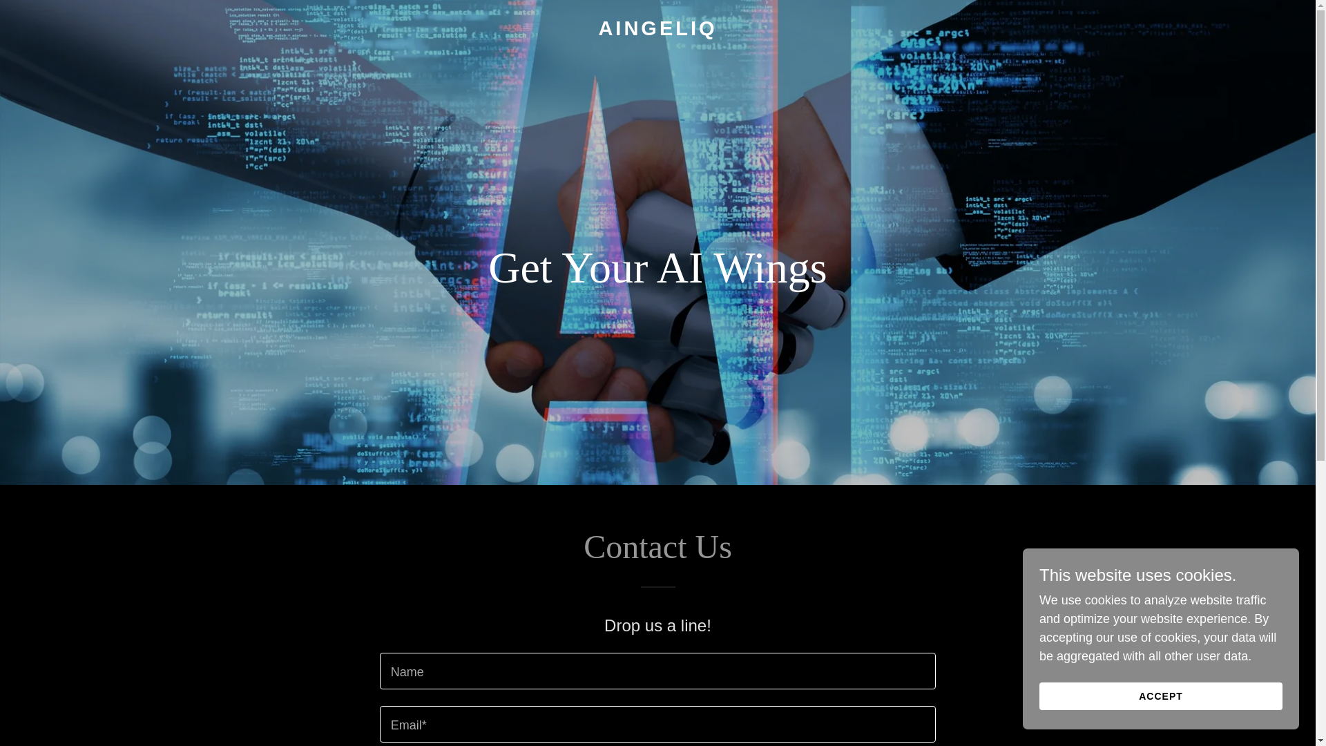 website screenshot of https://aingeliq.com/