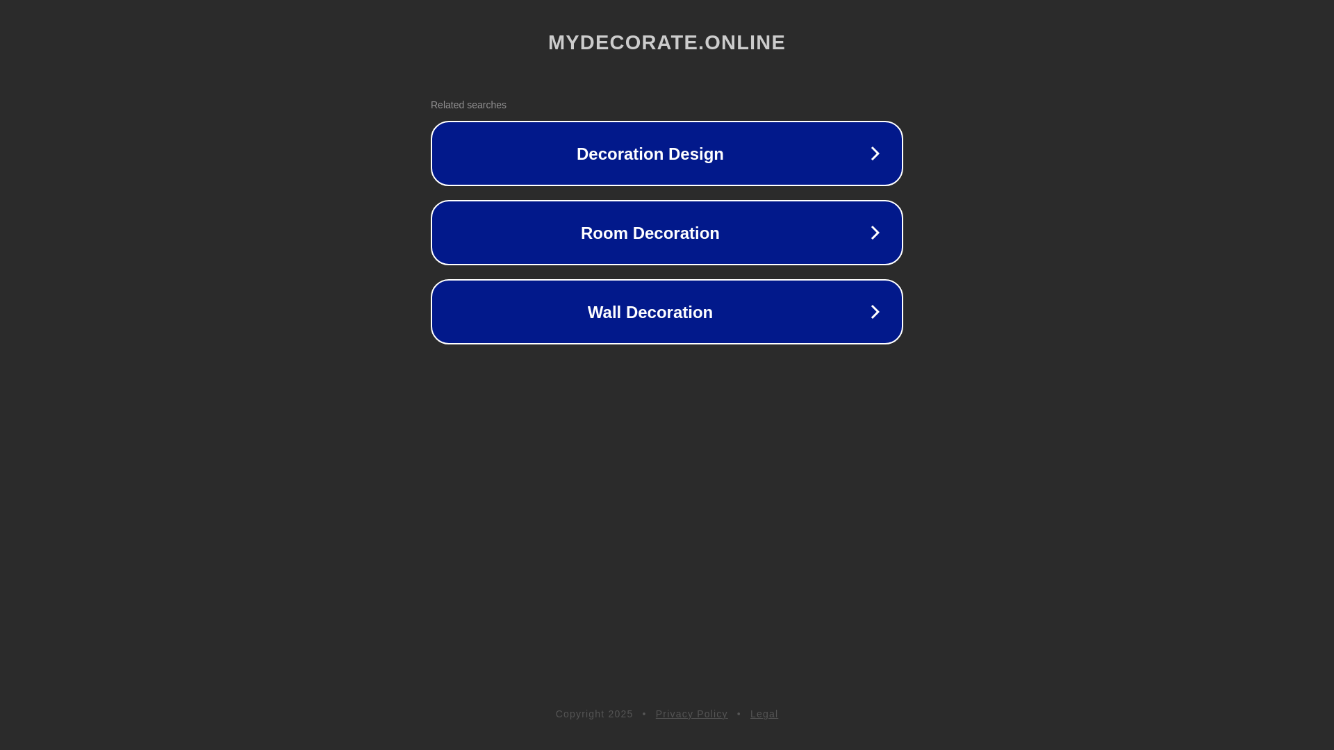 website screenshot of https://mydecorate.online/