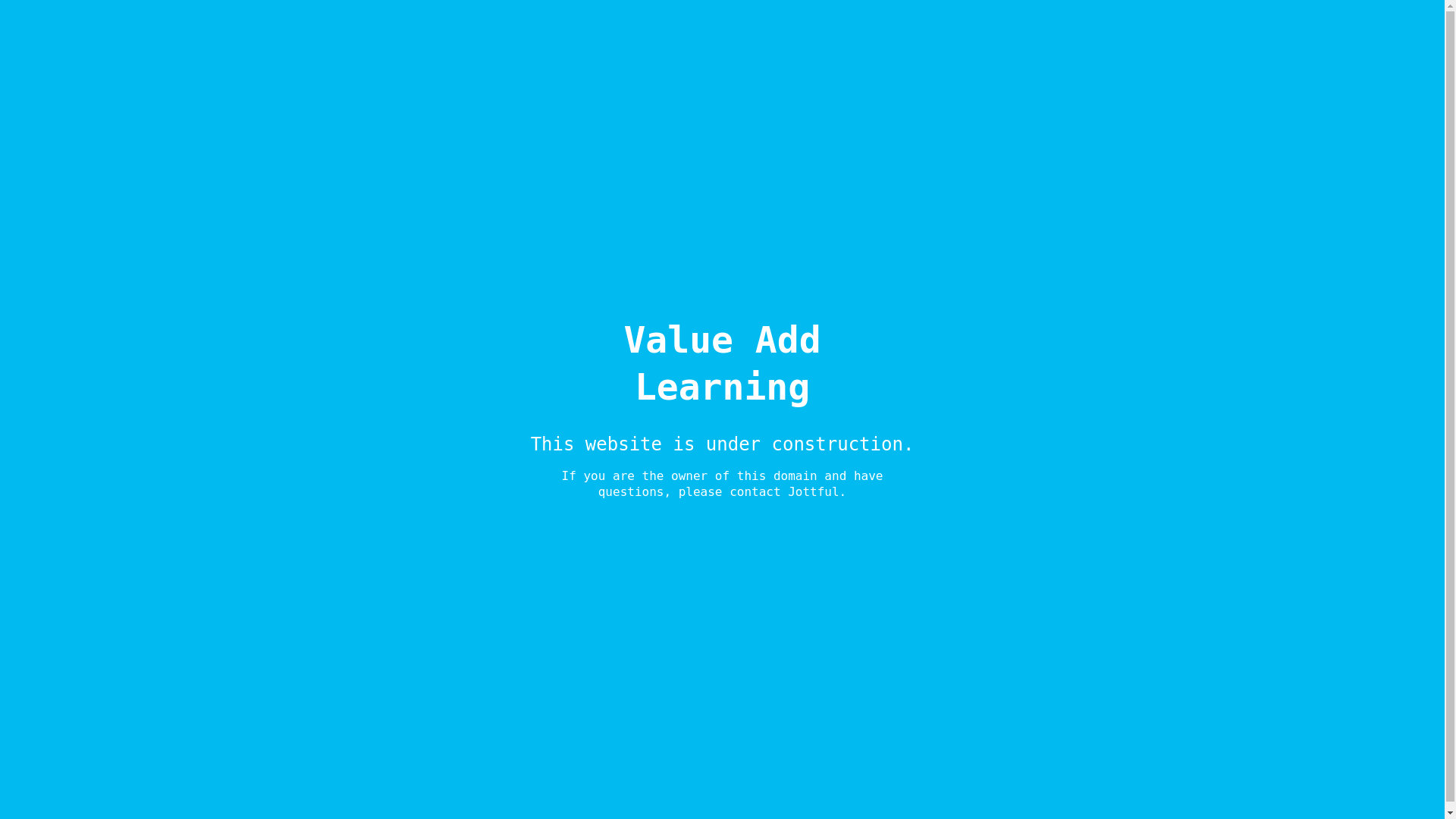 website screenshot of https://valueaddlearning.com/