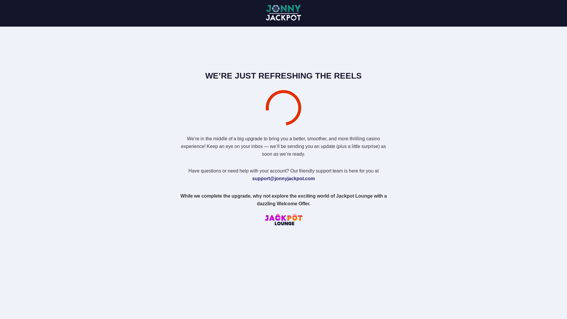 website screenshot of https://jonnyjackpotmaintenance.pages.dev/