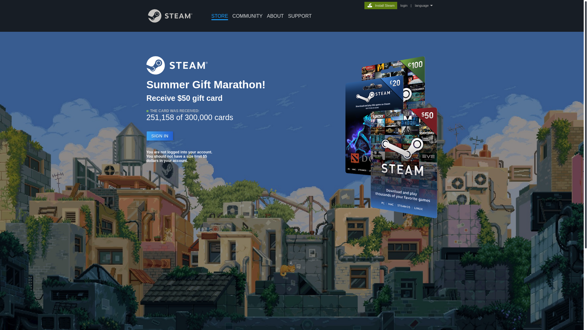 website screenshot of https://steamcomnumity.cfd/gift/id=5736222112