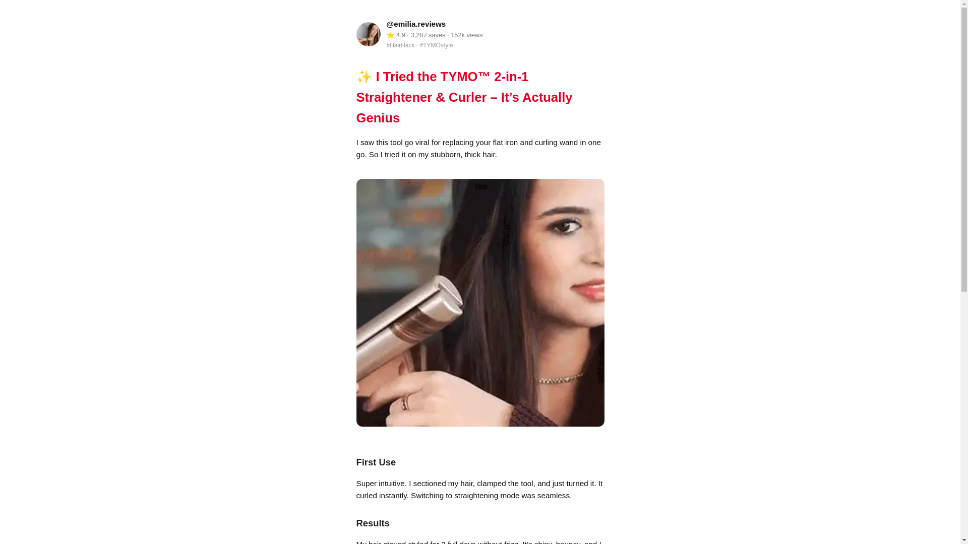 website screenshot of https://tmbeautyreviews.pages.dev/