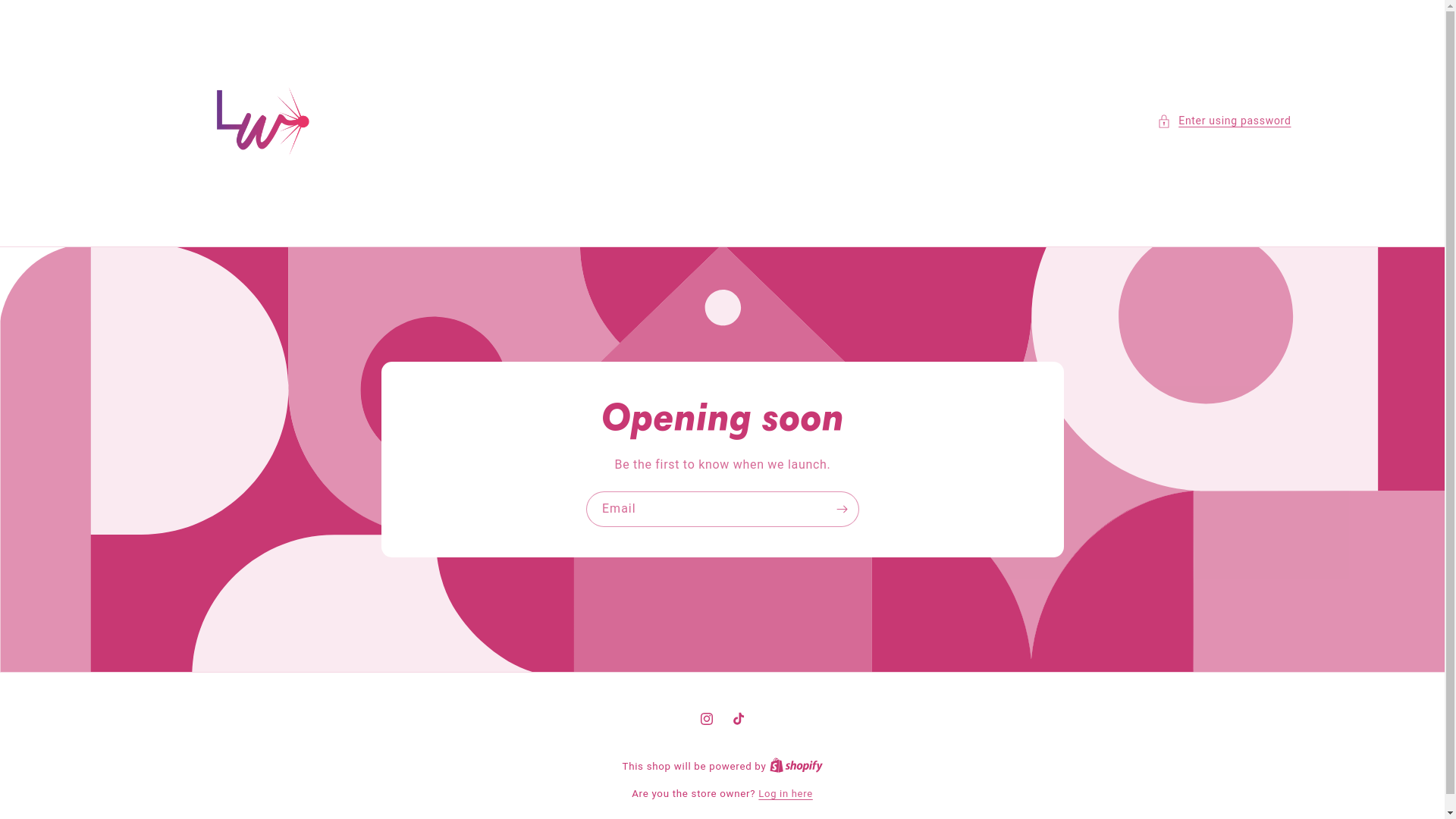 website screenshot of https://lightwavesshop.com/