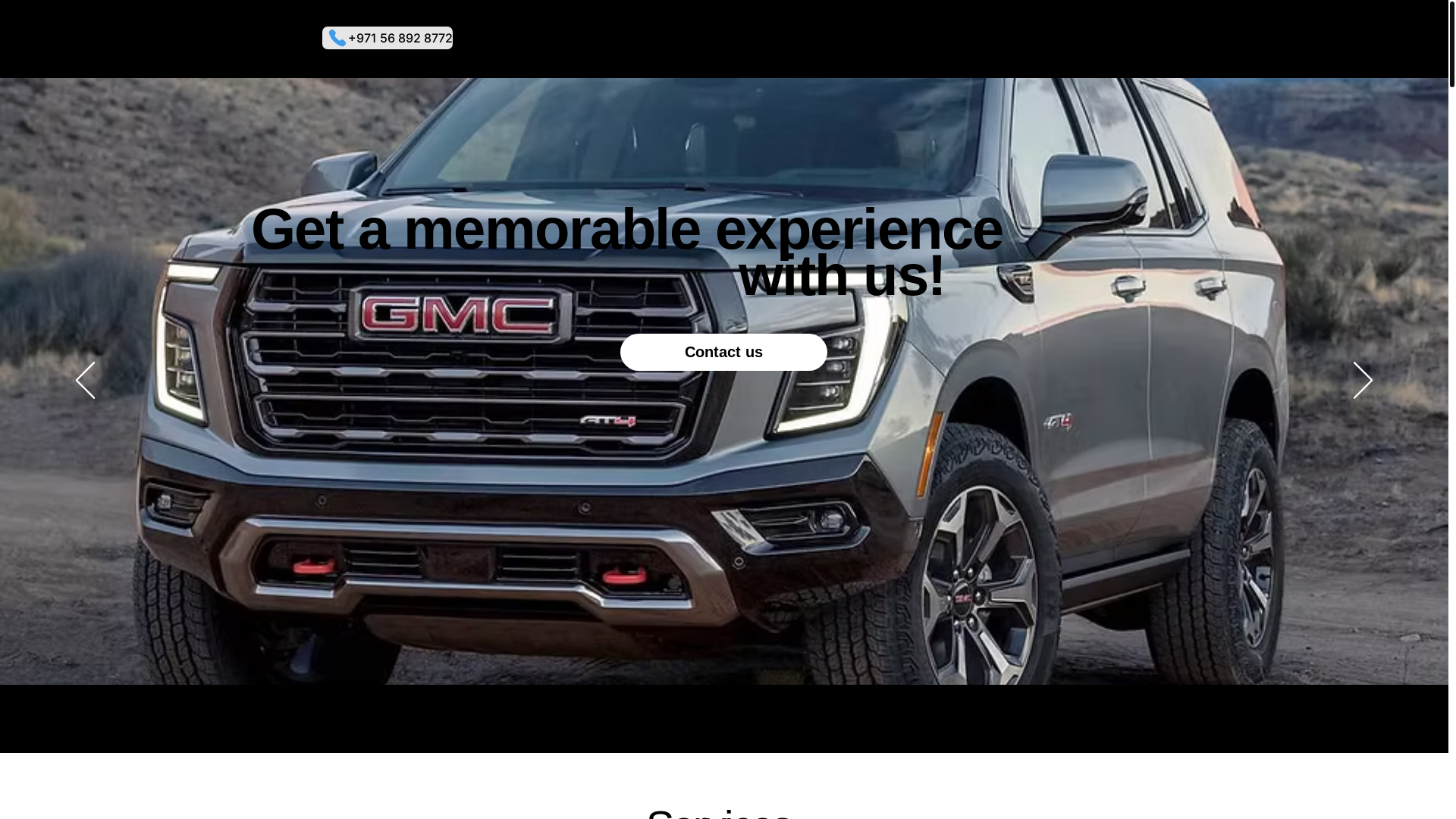 website screenshot of https://ssmchauffeurs.com/
