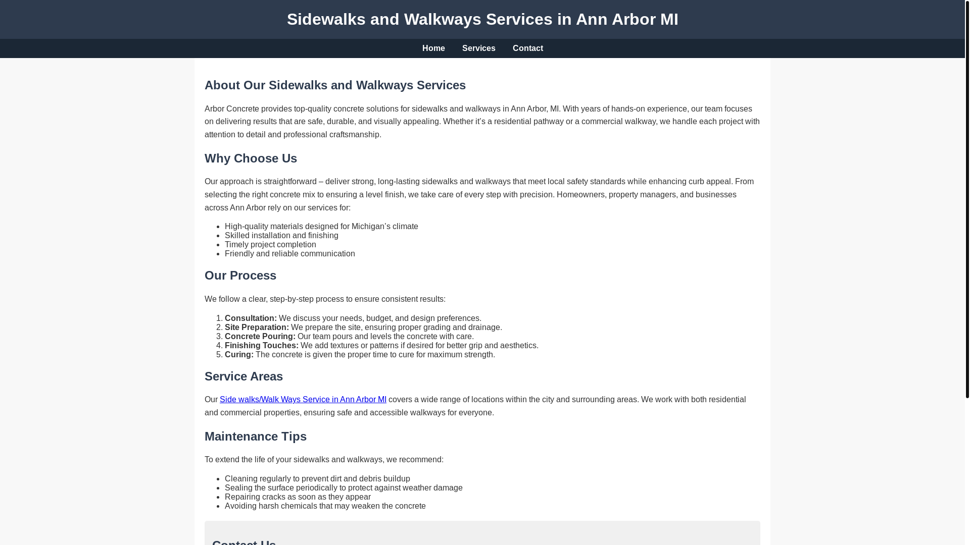 website screenshot of https://walkway-construction-ann-arbor.pages.dev/