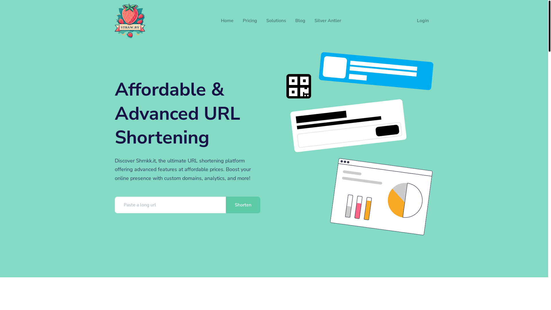website screenshot of https://shrnkk.it/