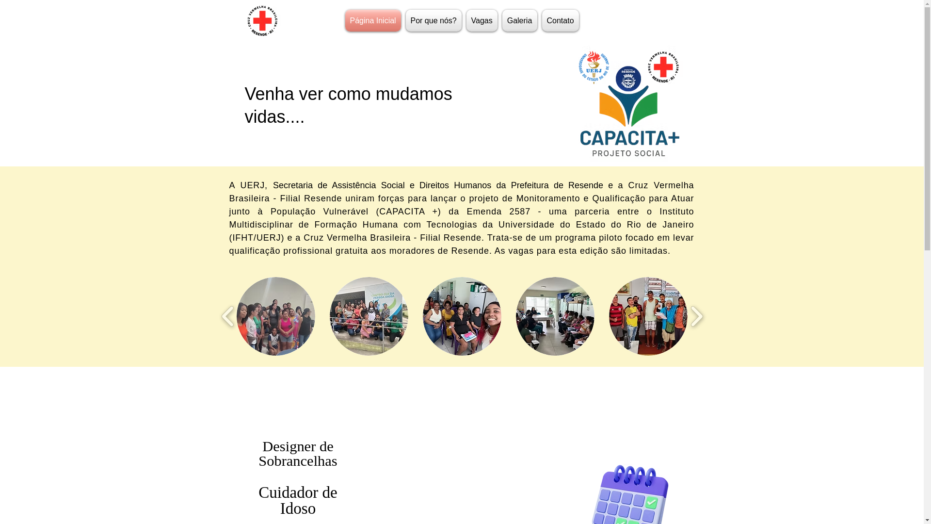 website screenshot of https://capacitamaisresende.com/