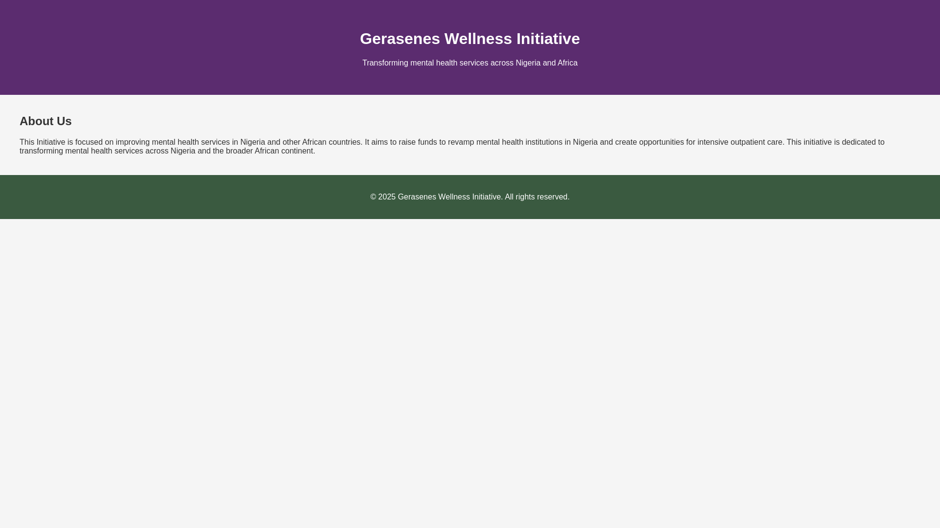 website screenshot of https://gerasenes.com/