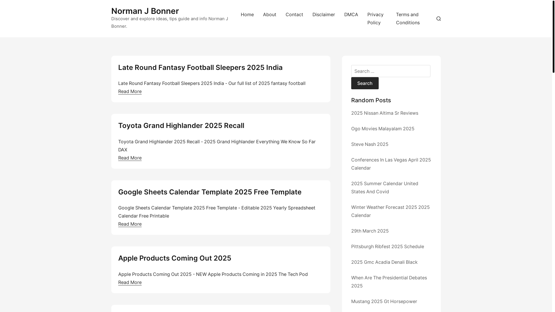 website screenshot of https://normanjbonnerr.pages.dev/