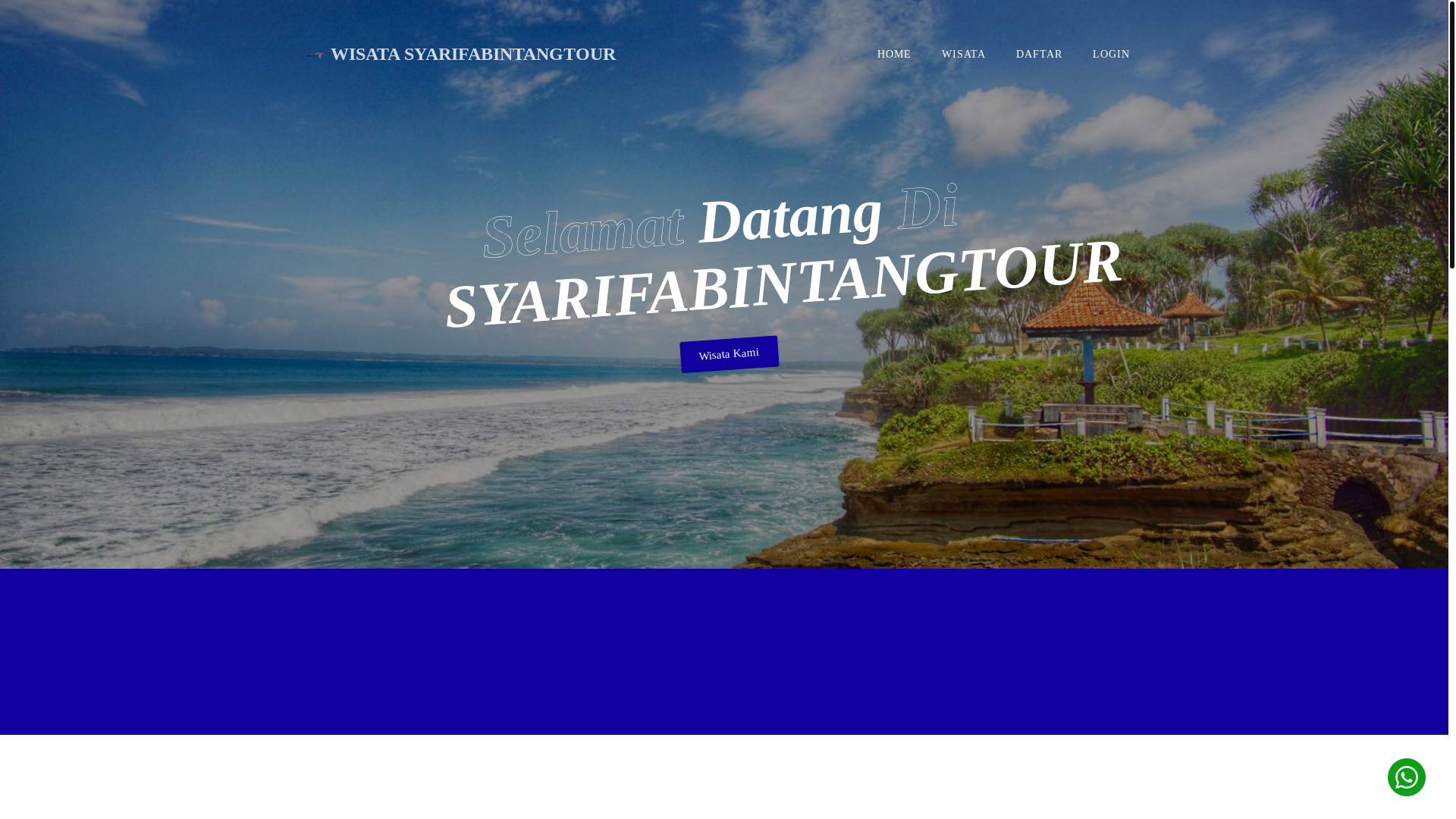 website screenshot of https://syarifabintangtour.my.id/
